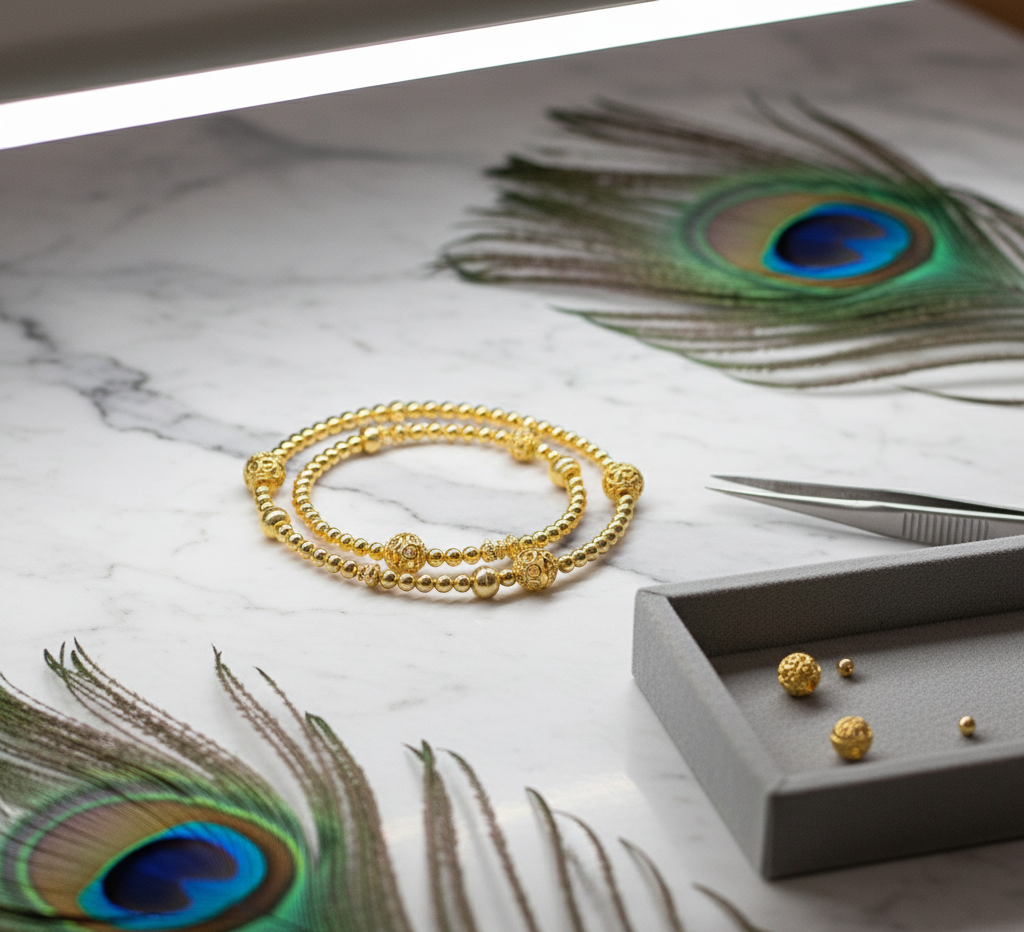 Designing with 18K Gold Beads for Maximum Appeal