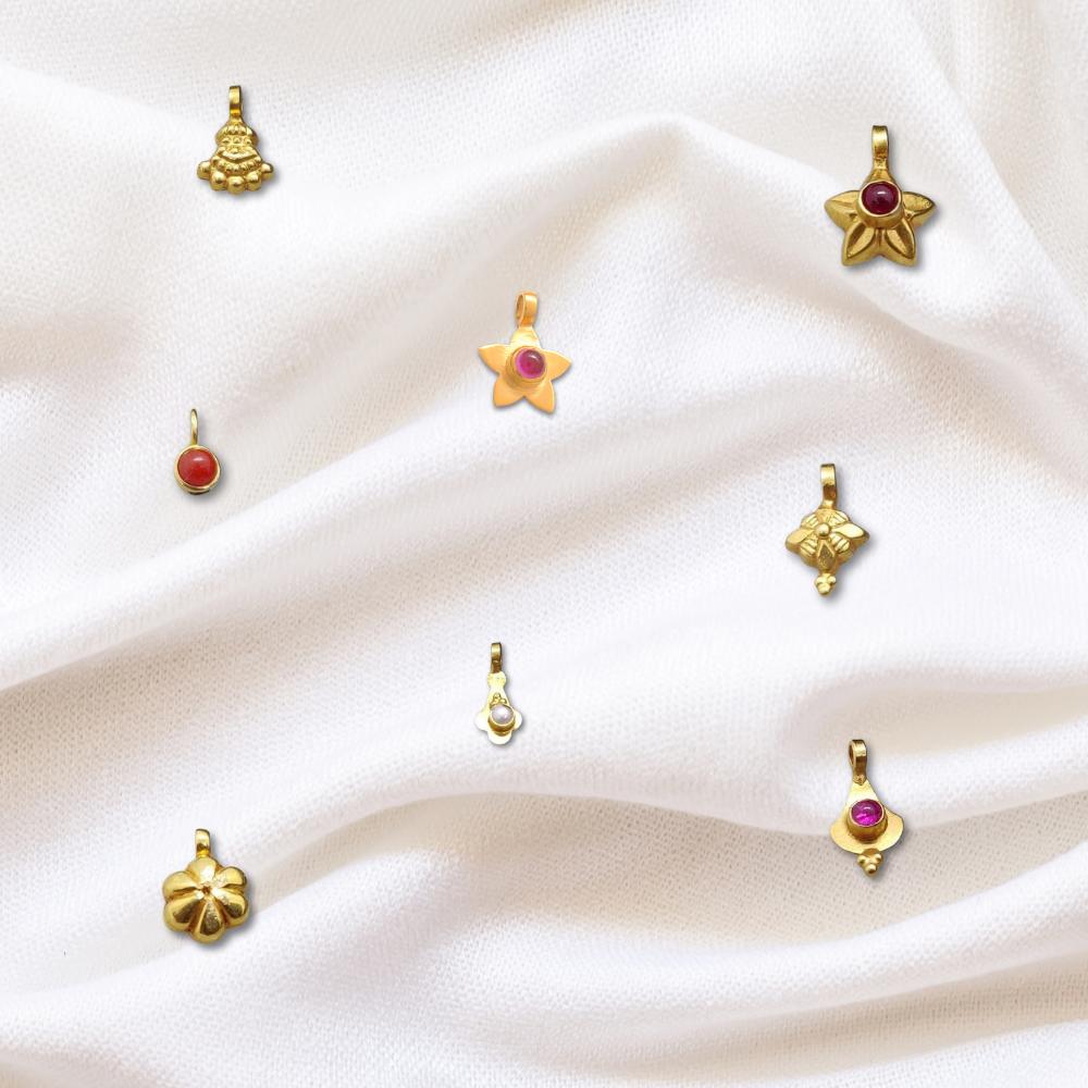 Gold Charms - Kanika Creations