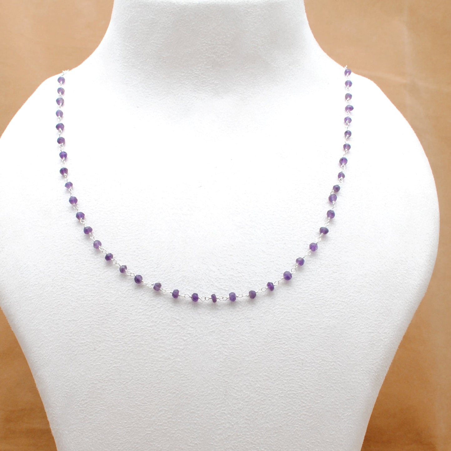 Multi-Stone Sterling Silver Bracelet with Amethyst, Moonstone & More - Kanika Creations - Kanika Creations