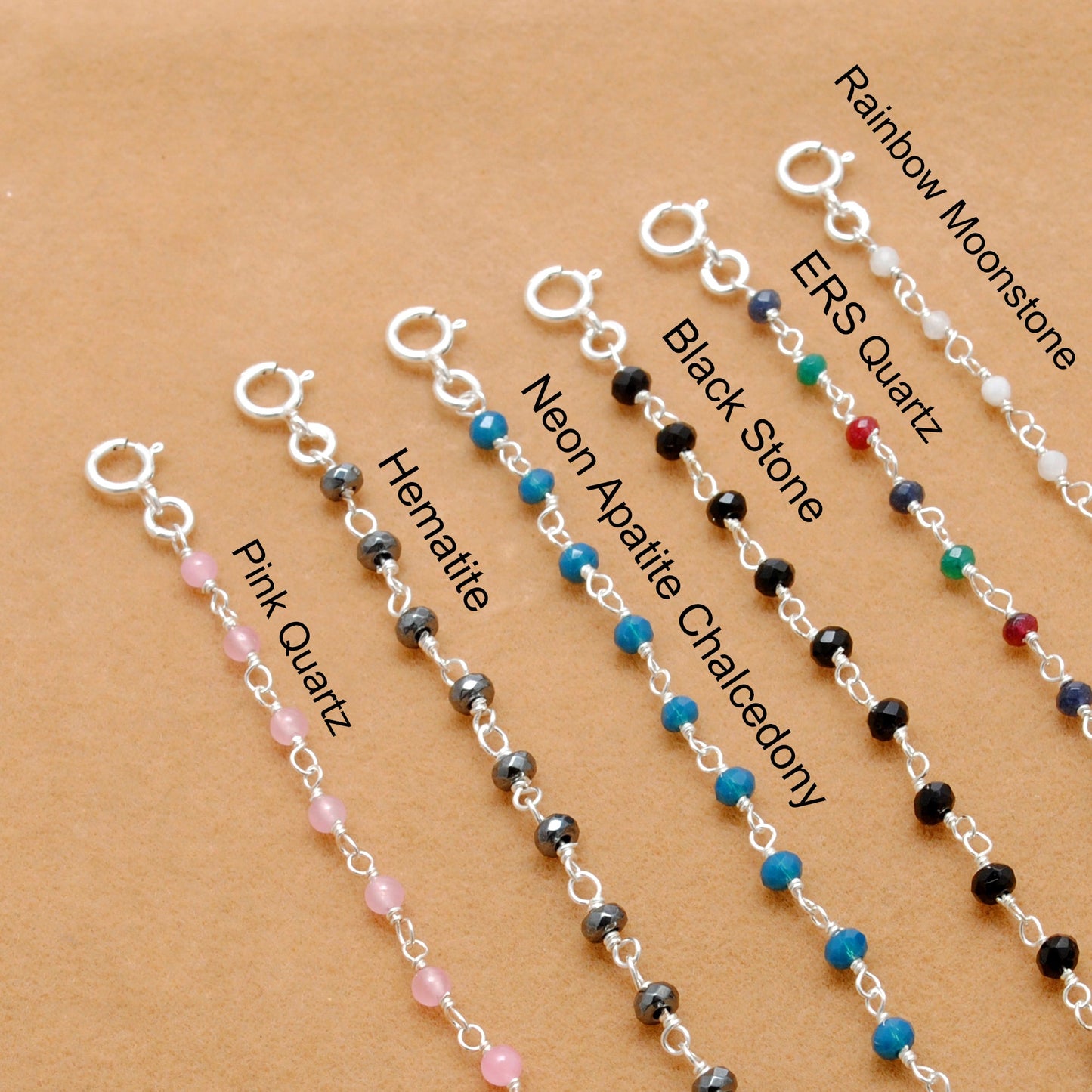 925 Silver Multi Chalcedony & Pearl Bracelet – Matching Necklace Available – Gift for Her - Kanika Creations
