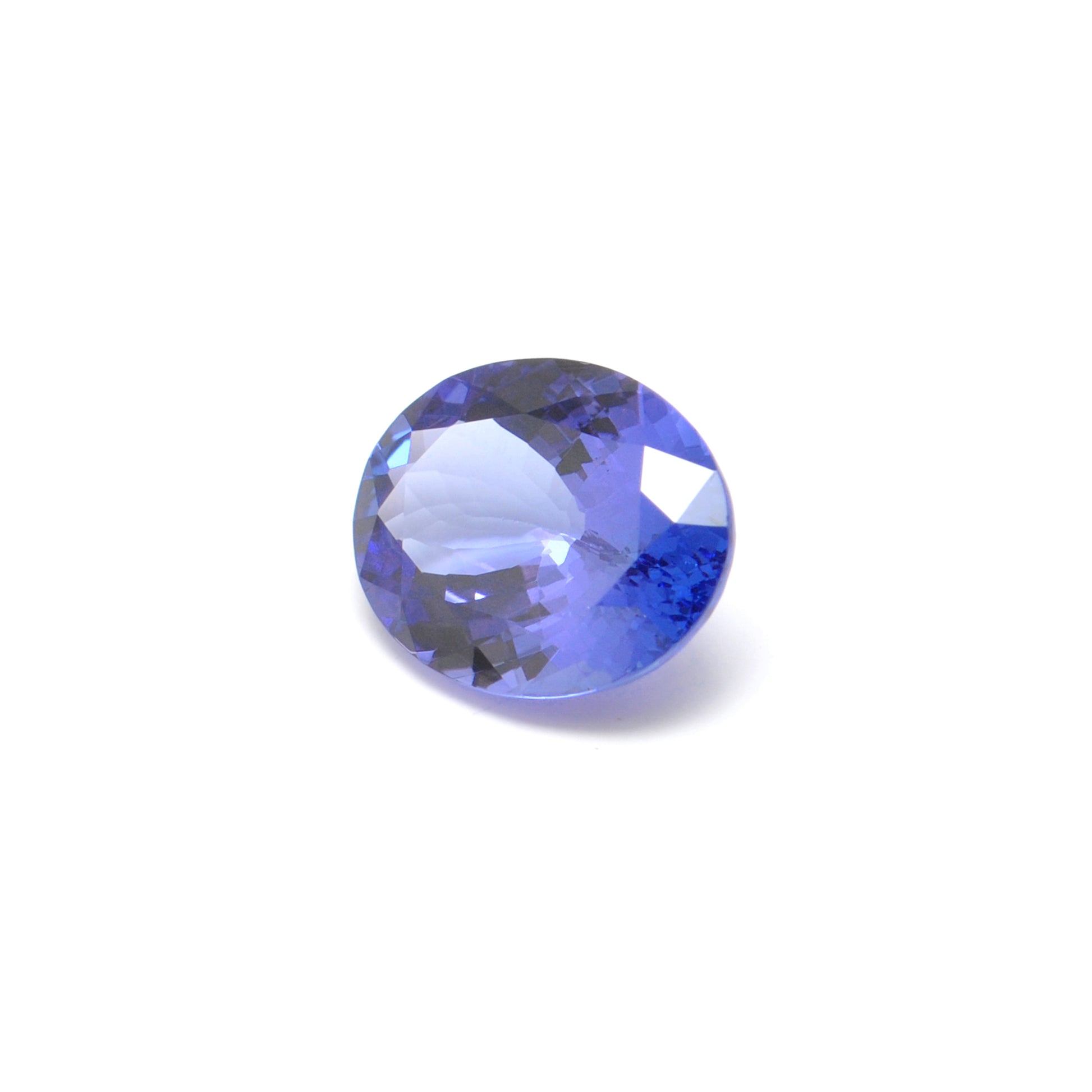 Natural Tanzanite Faceted Oval 7.65 Ct - 11.5x14.5 mm Gemstone - Kanika Creations