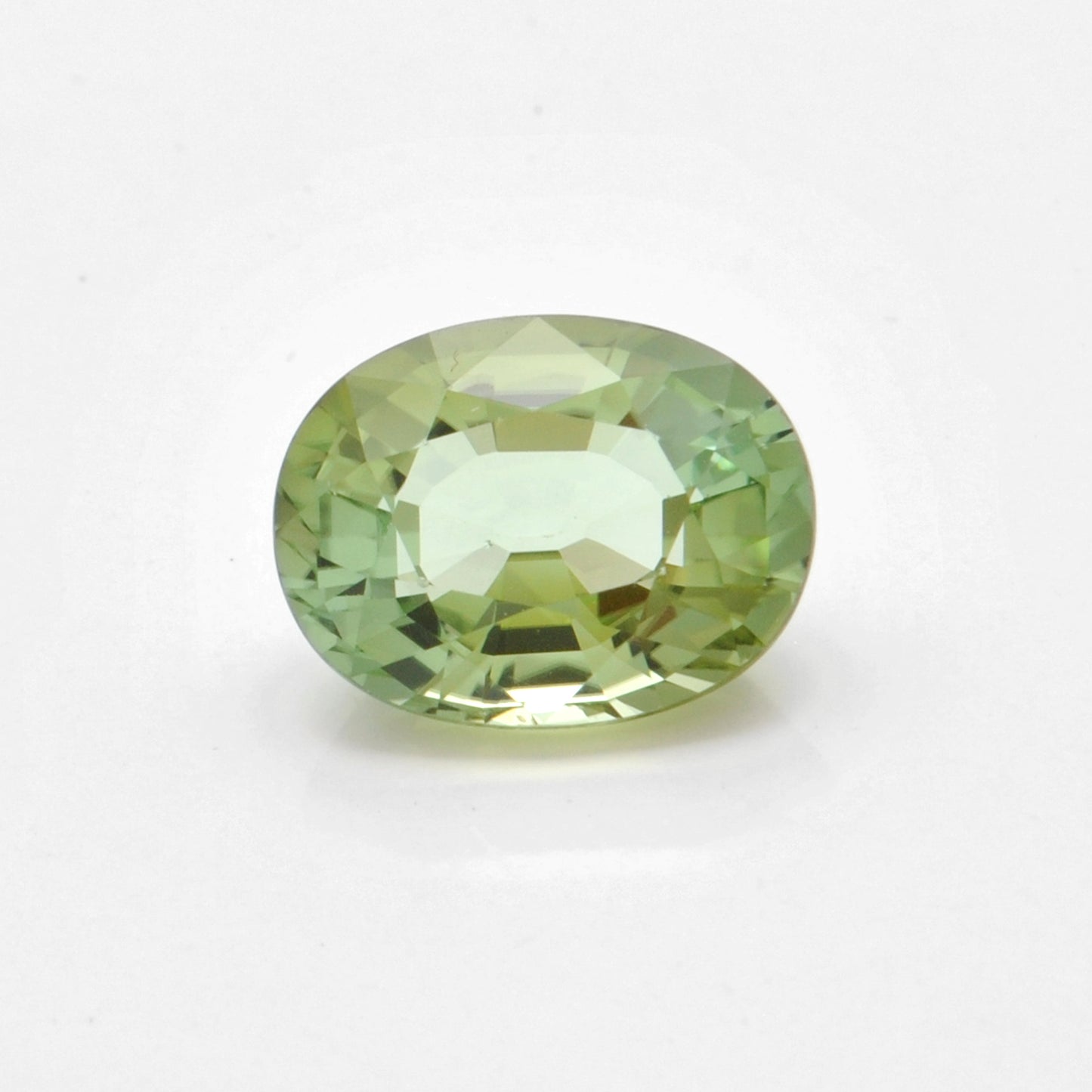 Kanika Creations Natural African Green Tourmaline Faceted Oval Gemstone, 5.75 Carat, 13x10mm, Vibrant Green Untreated Beauty