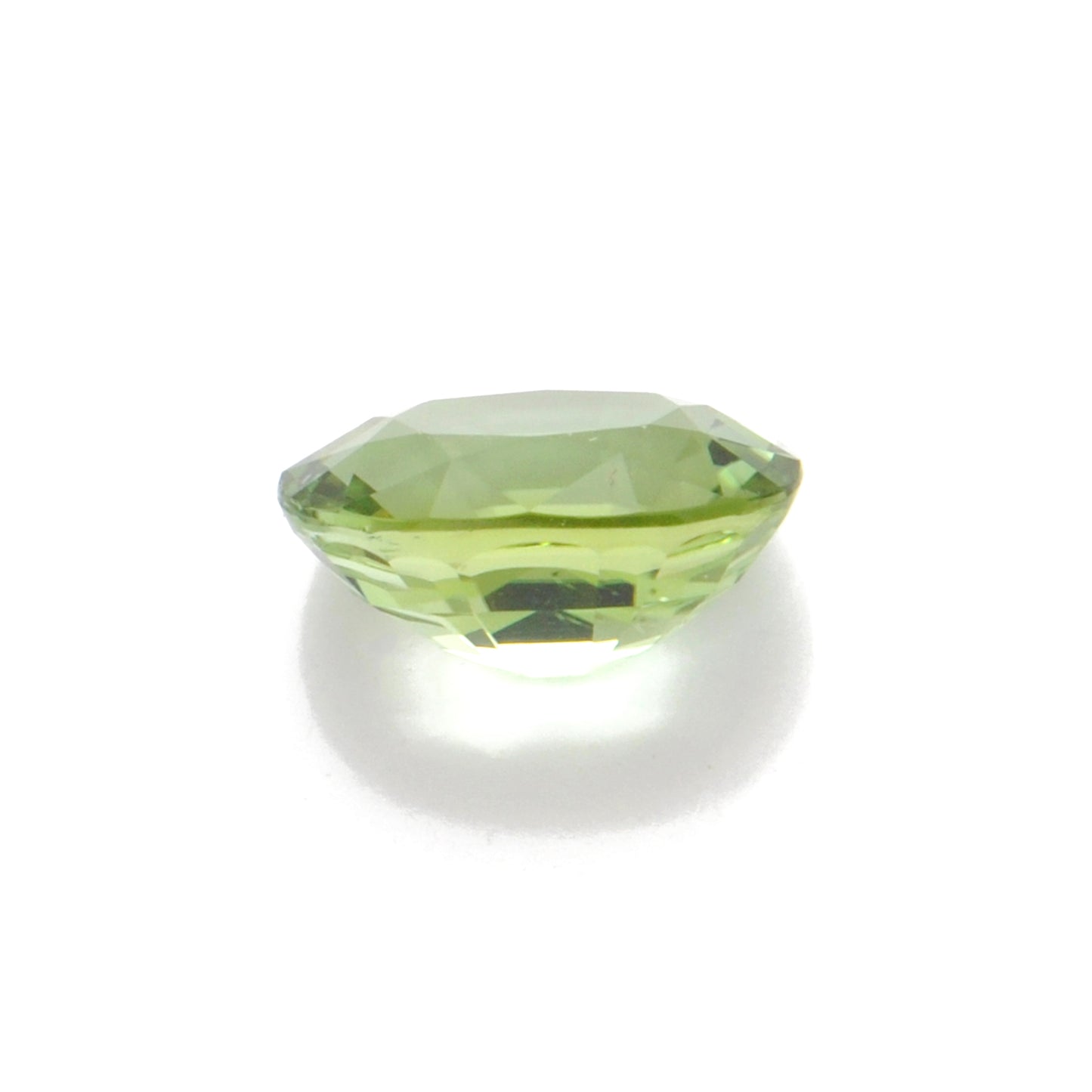 Kanika Creations Natural African Green Tourmaline Faceted Oval Gemstone, 5.75 Carat, 13x10mm, Vibrant Green Untreated Beauty