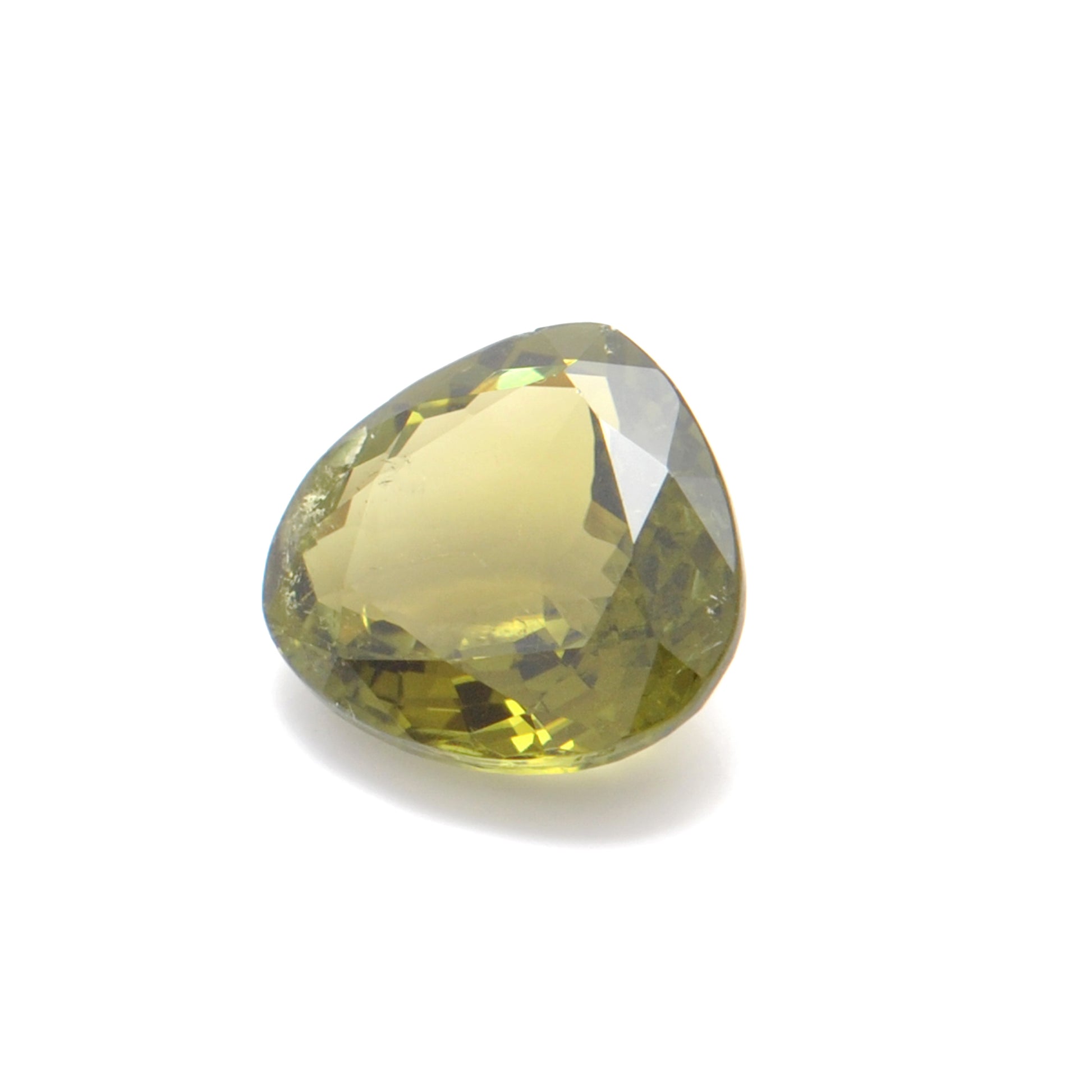 Natural African Tourmaline Faceted Pear 11.60 Carat - 16x15mm Gemstone - Kanika Creations