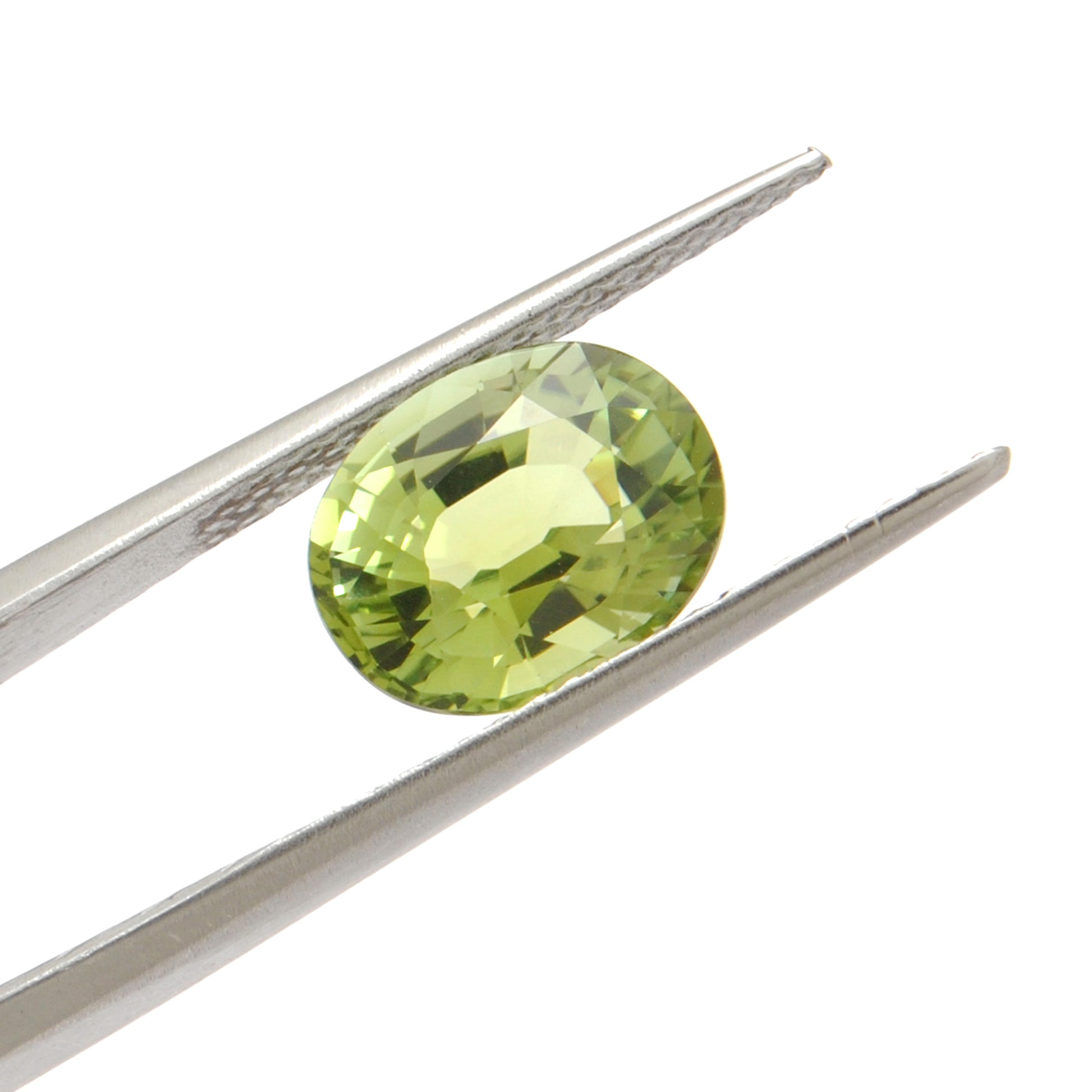 Natural African Tourmaline Faceted Oval 4.70 Carat - 11.5x9mm Gemstone - Kanika Creations