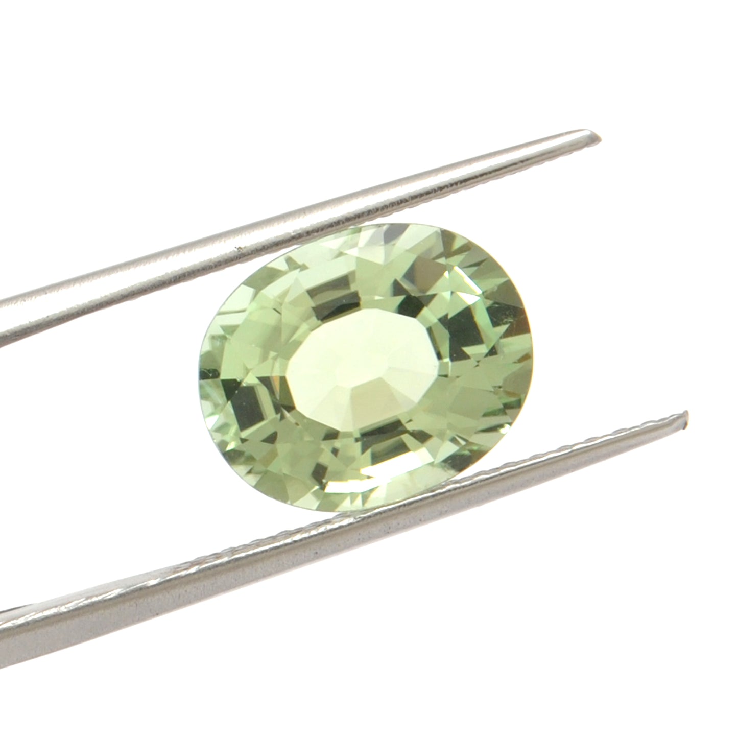 Kanika Creations Natural African Tourmaline Faceted Oval Gemstone, 5.5 Carat, 10x12.5mm, Vibrant Untreated Beauty