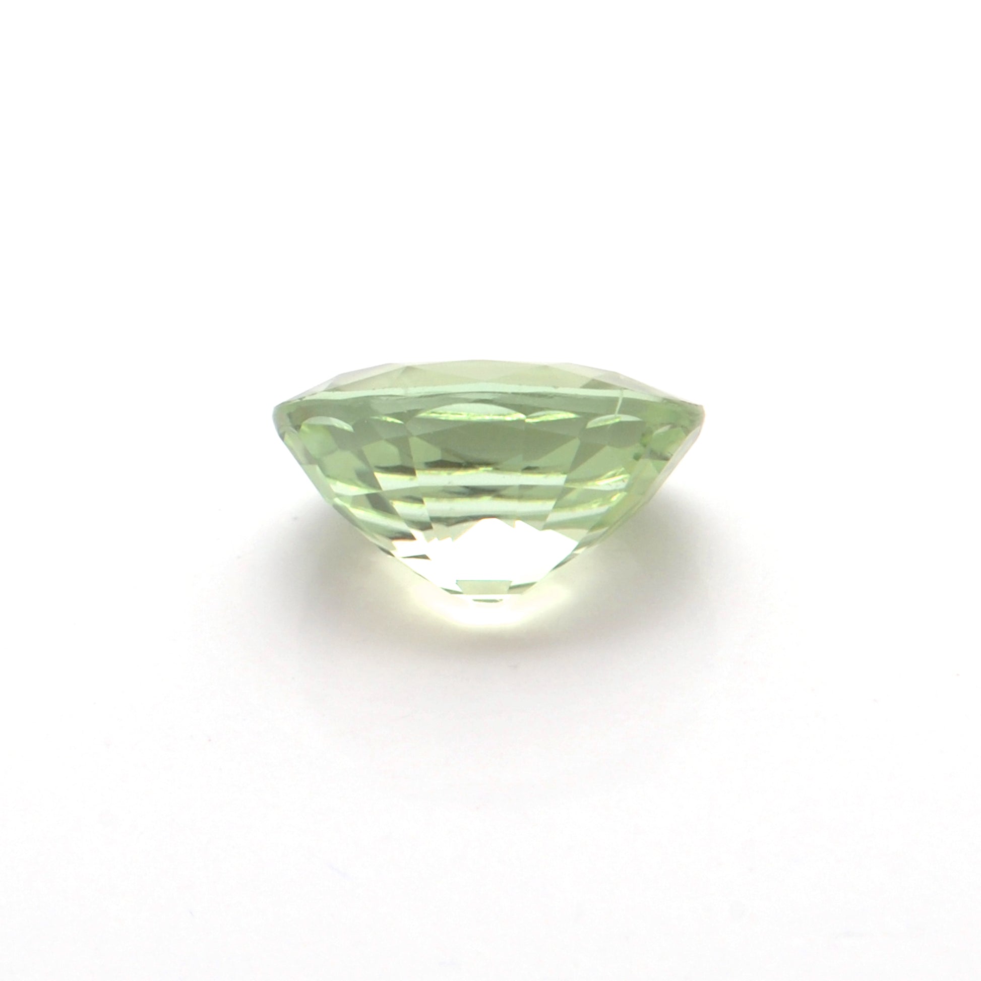 Natural African Tourmaline Faceted Ocal 5.5 Carat - 10x12.5mm Gemstone - Kanika Creations