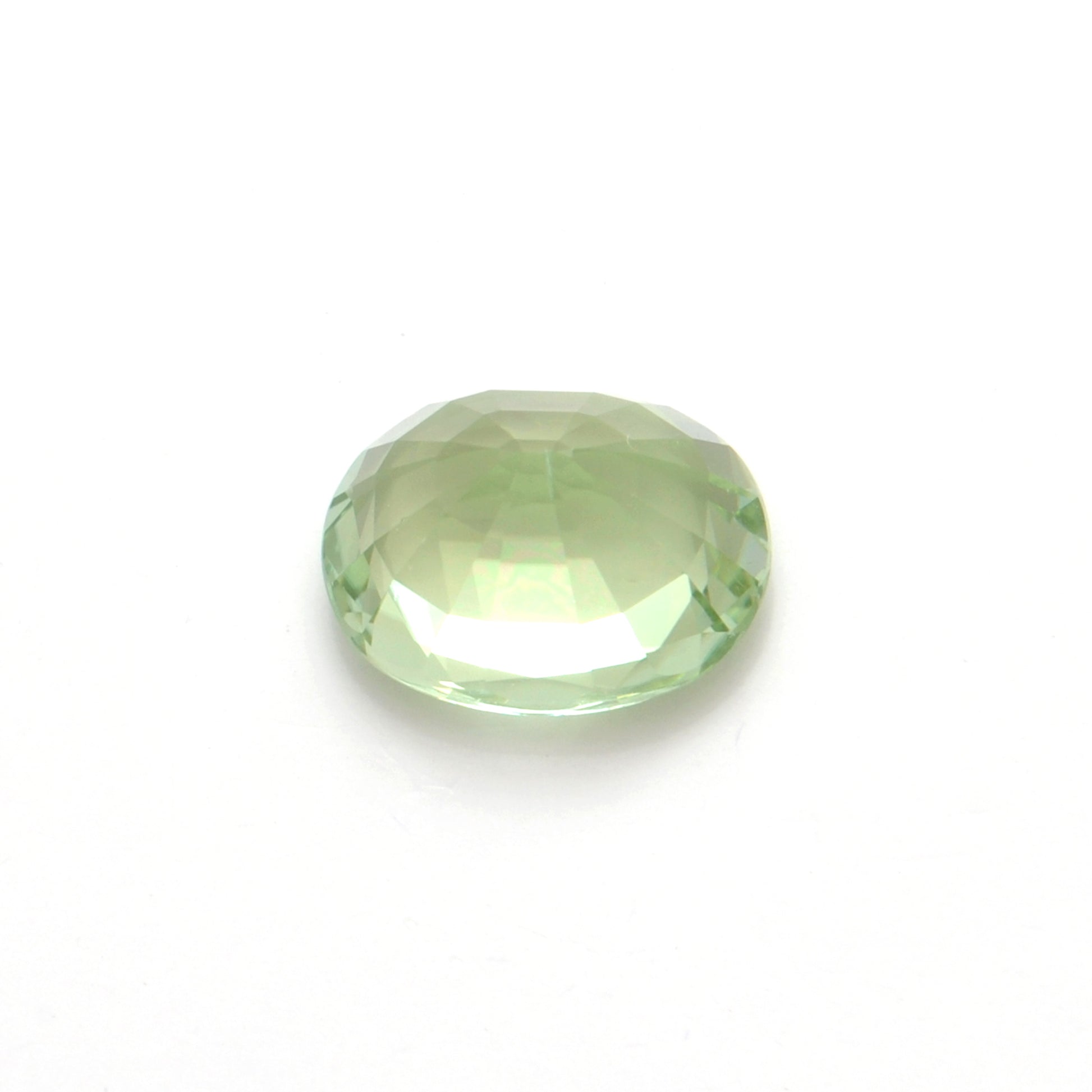 Natural African Tourmaline Faceted Ocal 5.5 Carat - 10x12.5mm Gemstone - Kanika Creations