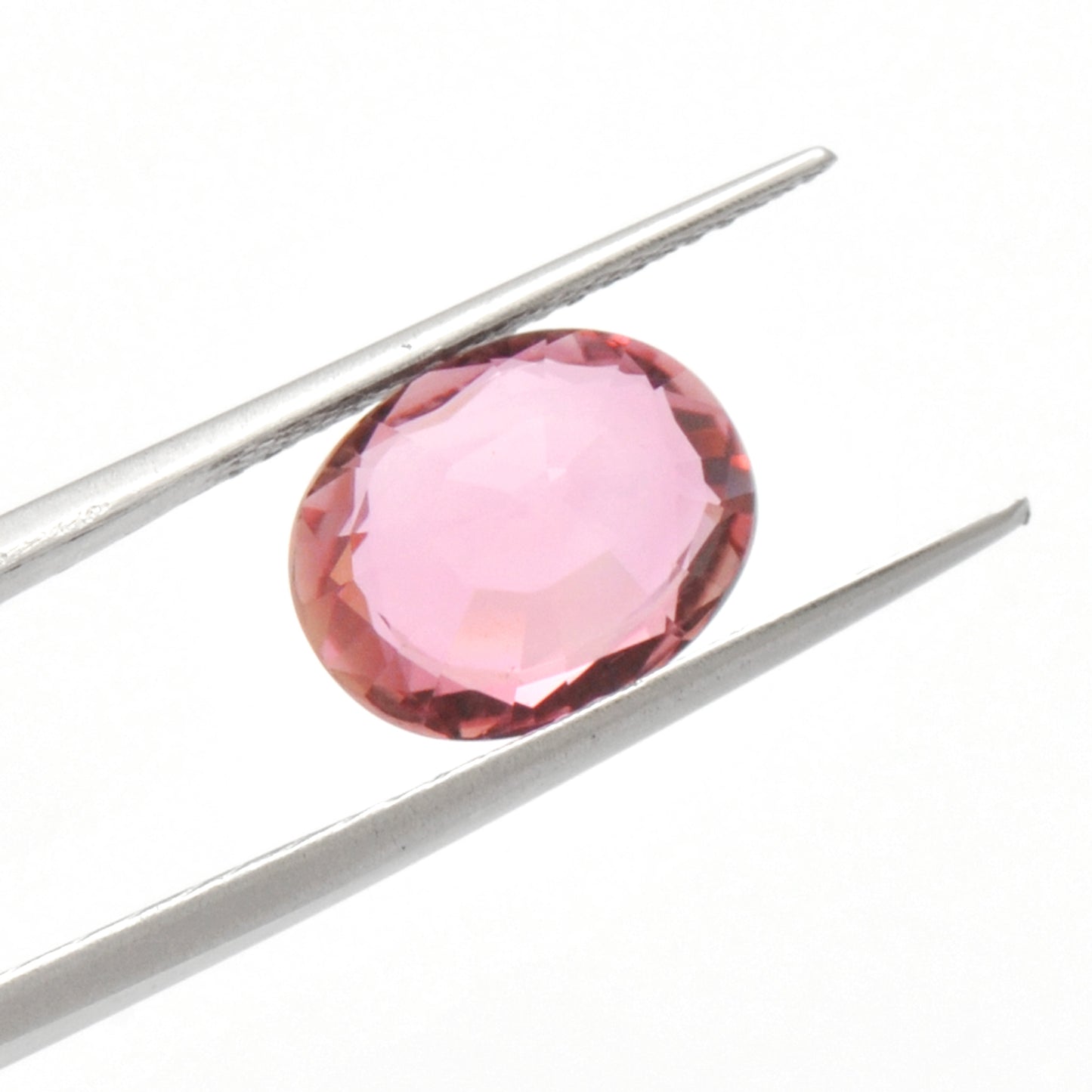Kanika Creations Natural African Tourmaline Faceted Oval Gemstone, 6.20 Carat, 10.5x13.5mm, Vibrant Untreated Beauty