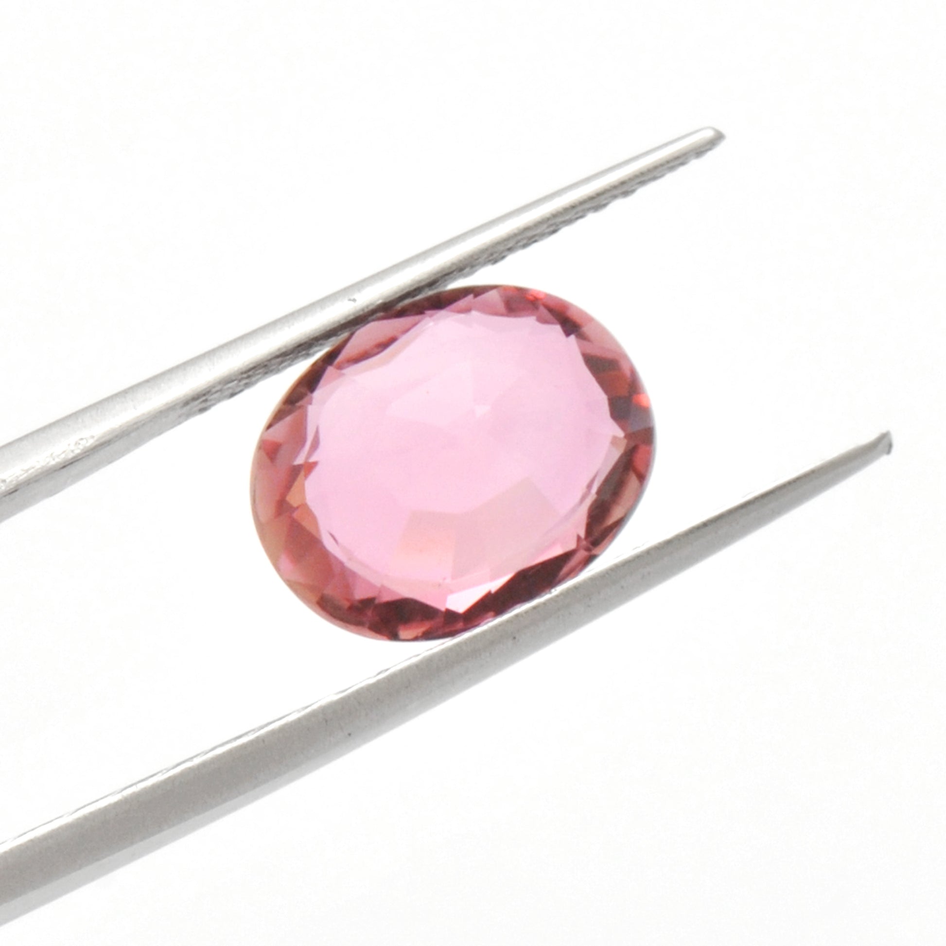 Natural African Tourmaline Faceted Oval 6.20 Carat - 10.5x13.5mm Gemstone - Kanika Creations
