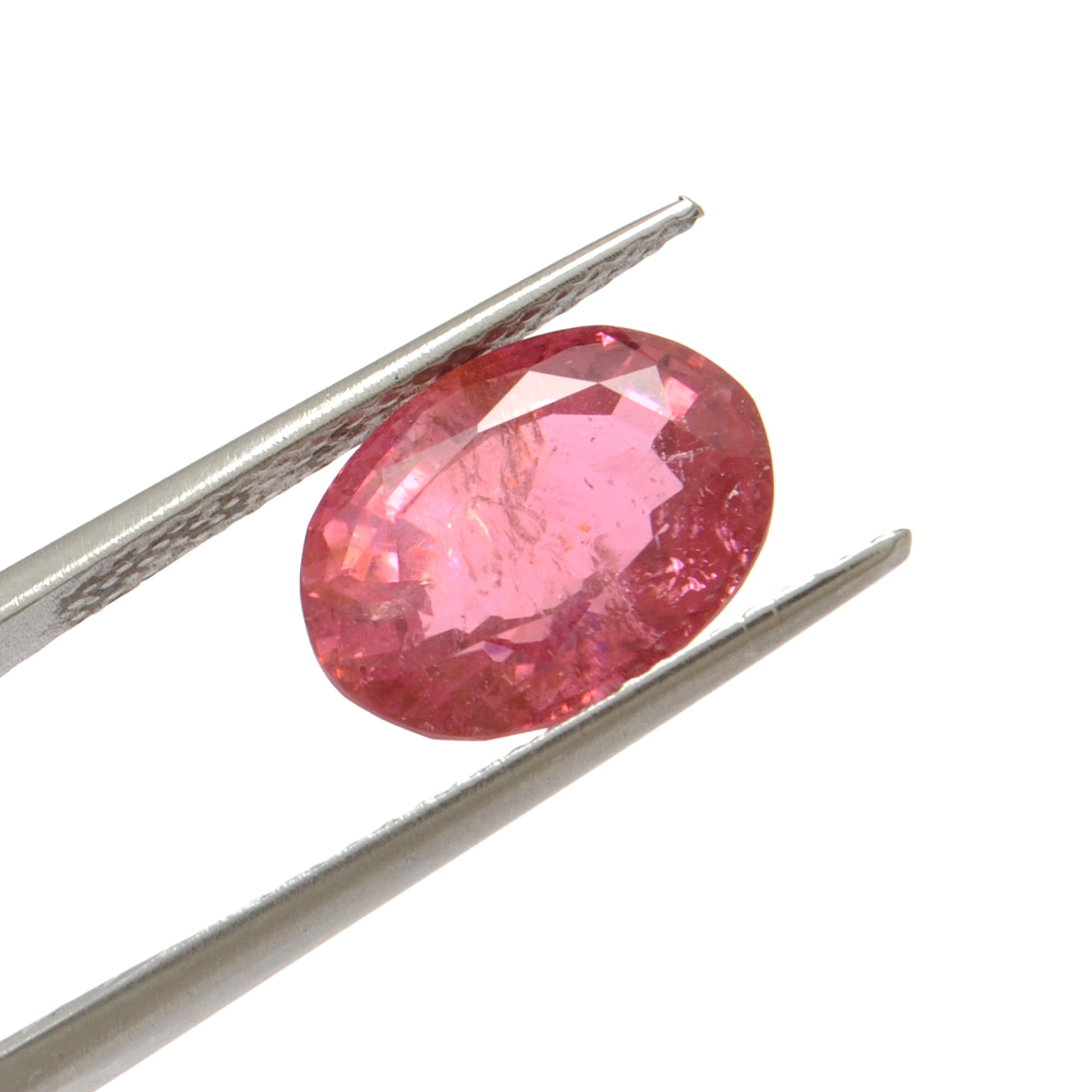 Natural African Tourmaline Faceted Oval 6.40 Carat - 13x10mm Gemstone - Kanika Creations