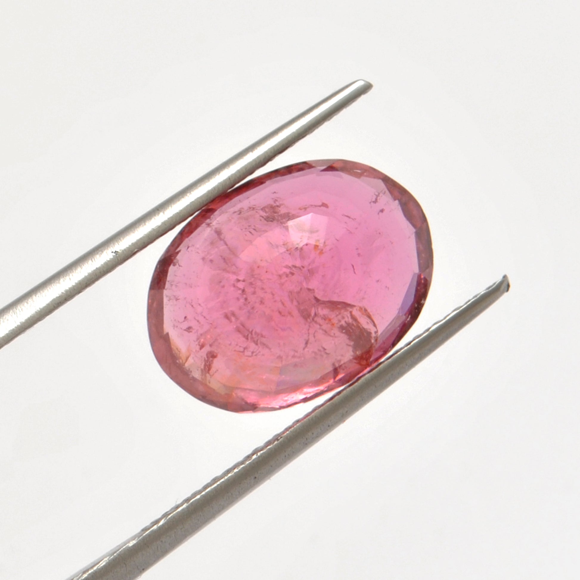 Natural African Tourmaline Faceted Oval 6.40 Carat - 13x10mm Gemstone - Kanika Creations