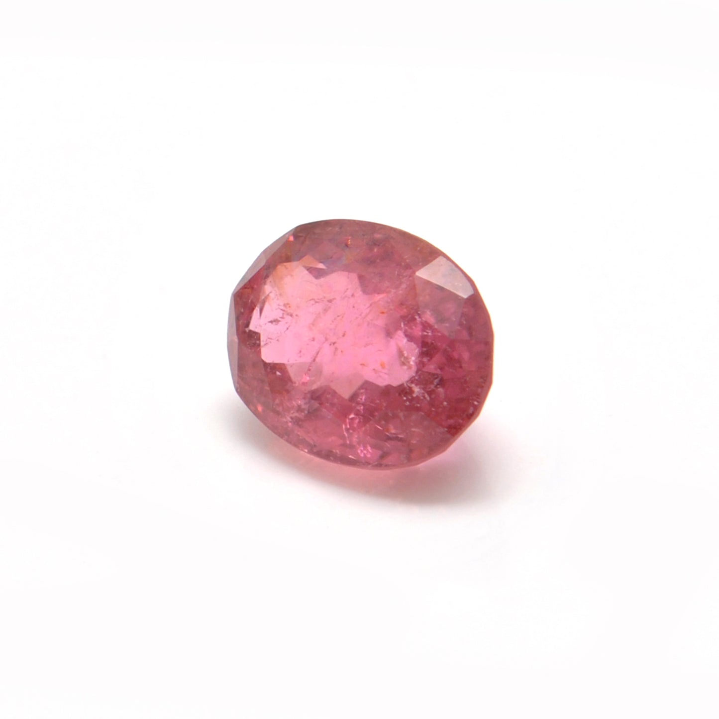 Kanika Creations Natural African Tourmaline Faceted Oval Gemstone, 6.40 Carat, 13x10mm, Vibrant Untreated Beauty