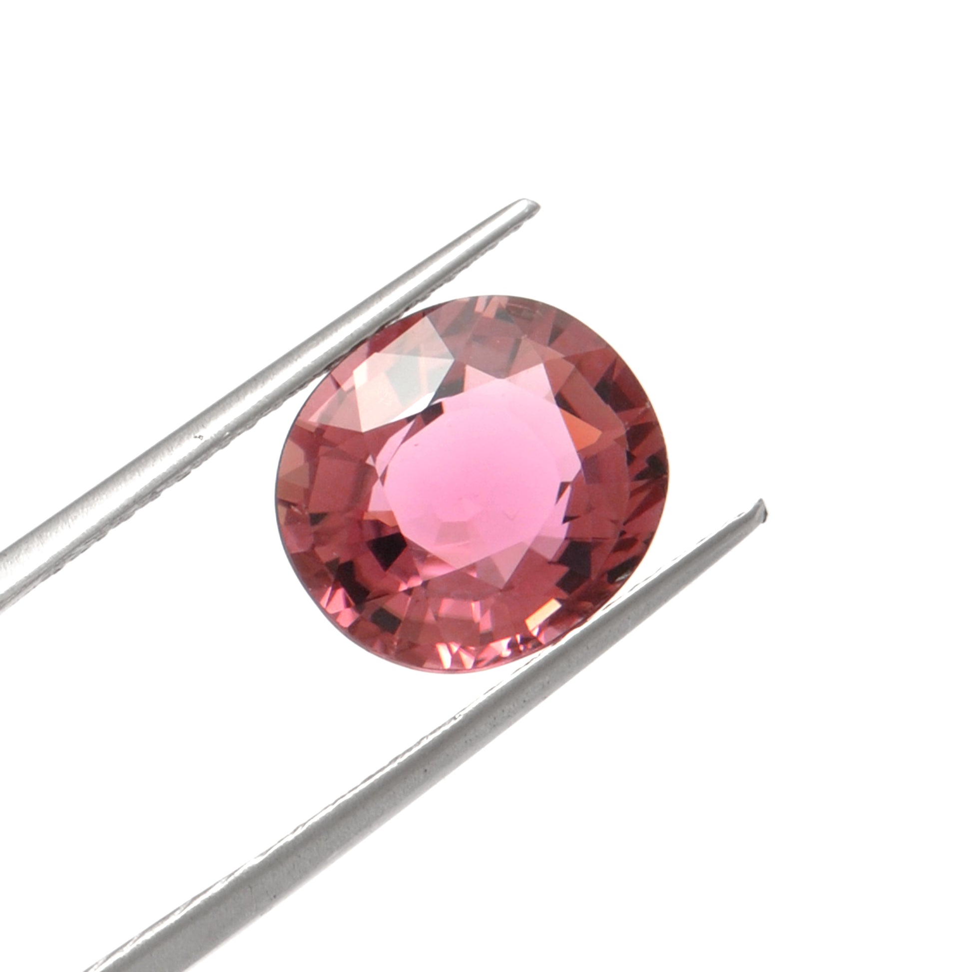 Natural African Tourmaline Faceted Oval 6.30 Carat - 13x11mm Gemstone - Kanika Creations