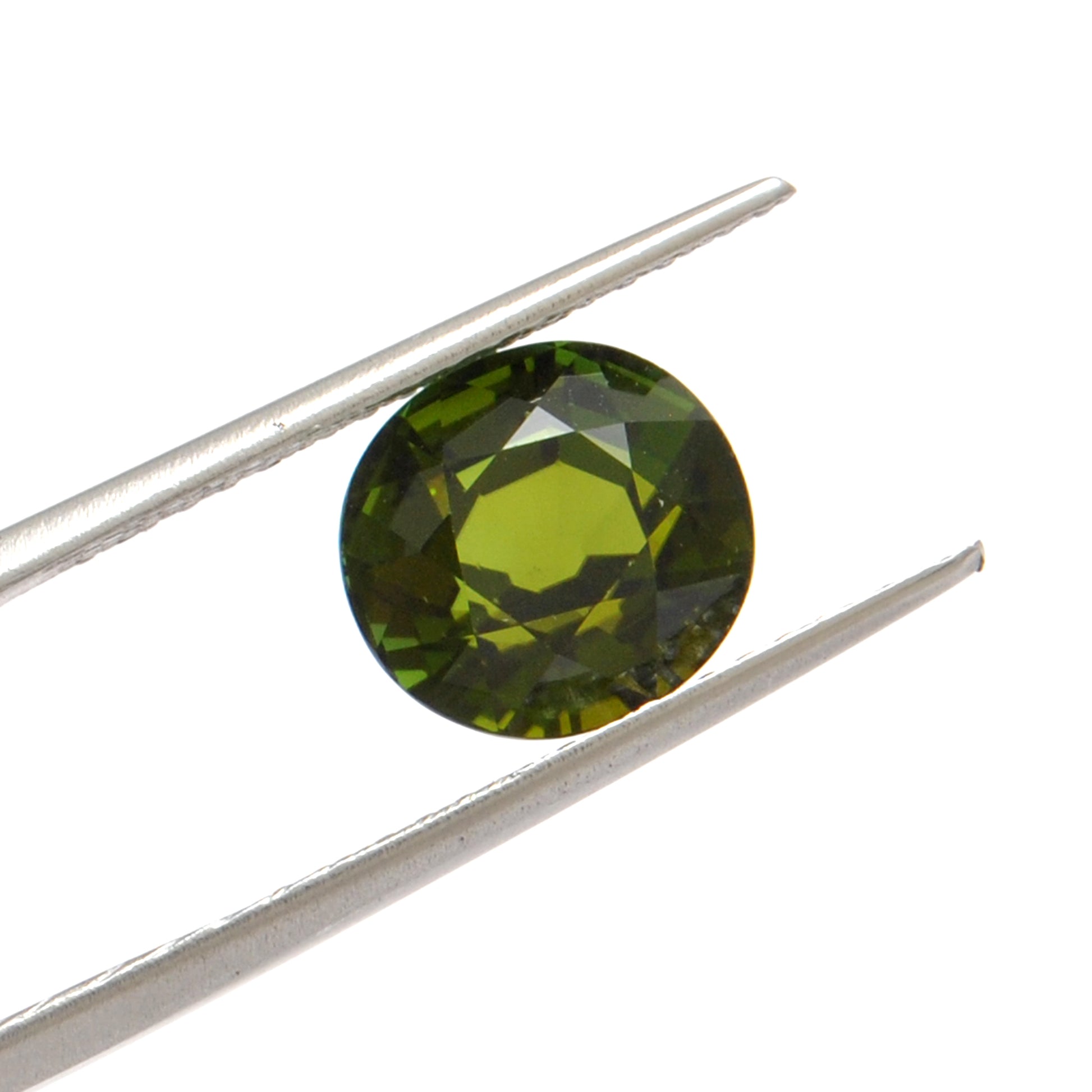 Natural African Tourmaline Faceted Oval 4.80 Carat - 9.5x10mm Gemstone - Kanika Creations