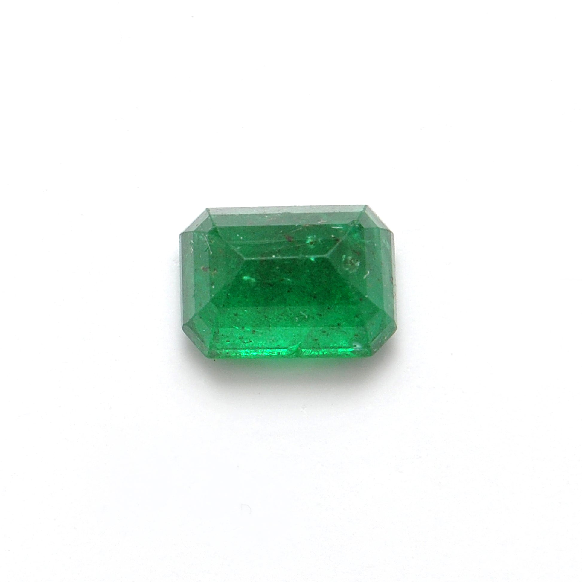 Natural Zambian Emerald Faceted Octagon 2.5 Carat - 6.5x9mm Gemstone - Kanika Creations