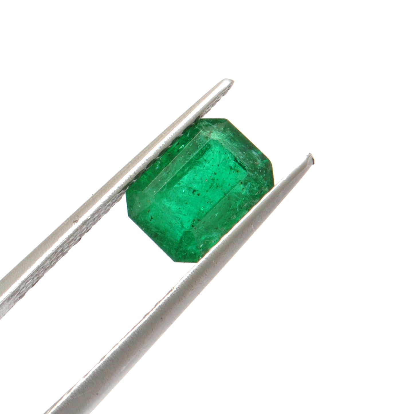 Natural Zambian Emerald 2.5 Carat Octagon Faceted Gemstone by Kanika Creations