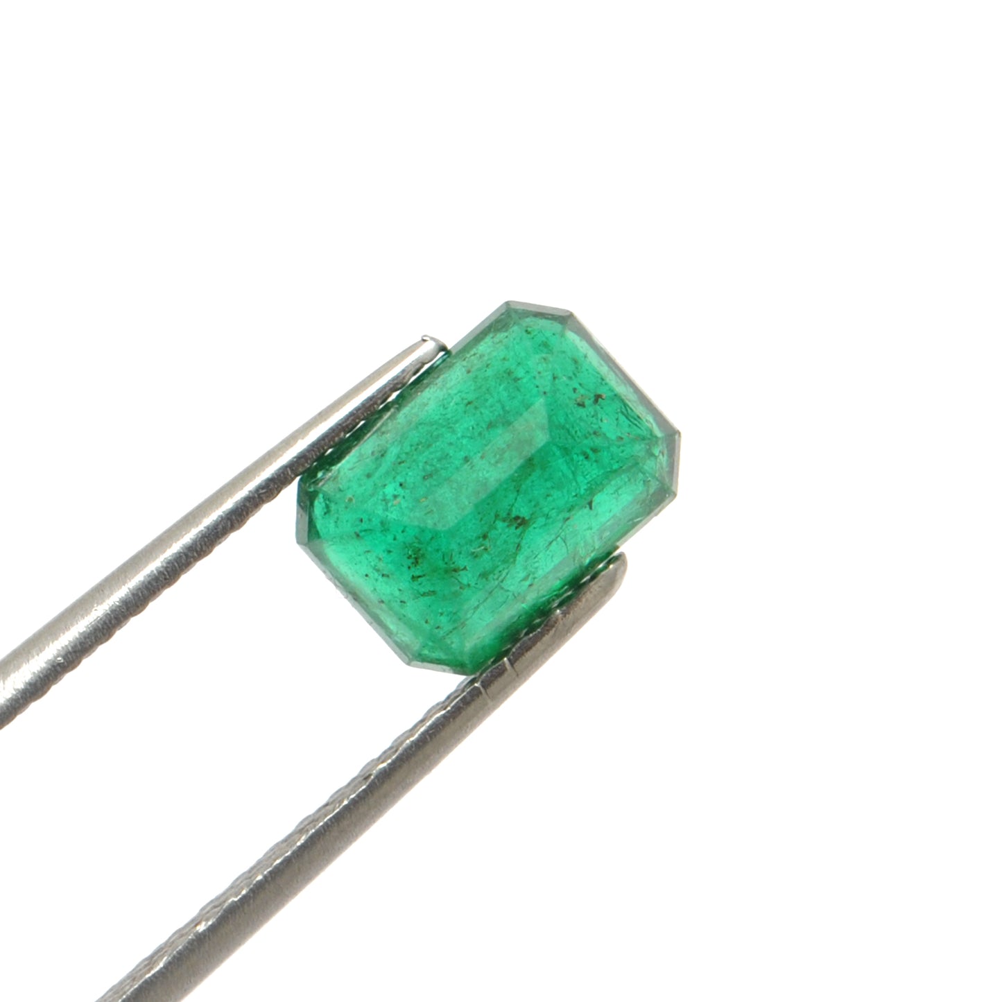 Natural Zambian Emerald 2.5 Carat Octagon Faceted Gemstone by Kanika Creations