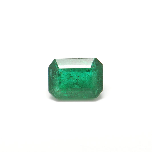 Natural Zambian Emerald Faceted Octagon 2.5 Carat - 6.5x9mm Gemstone - Kanika Creations