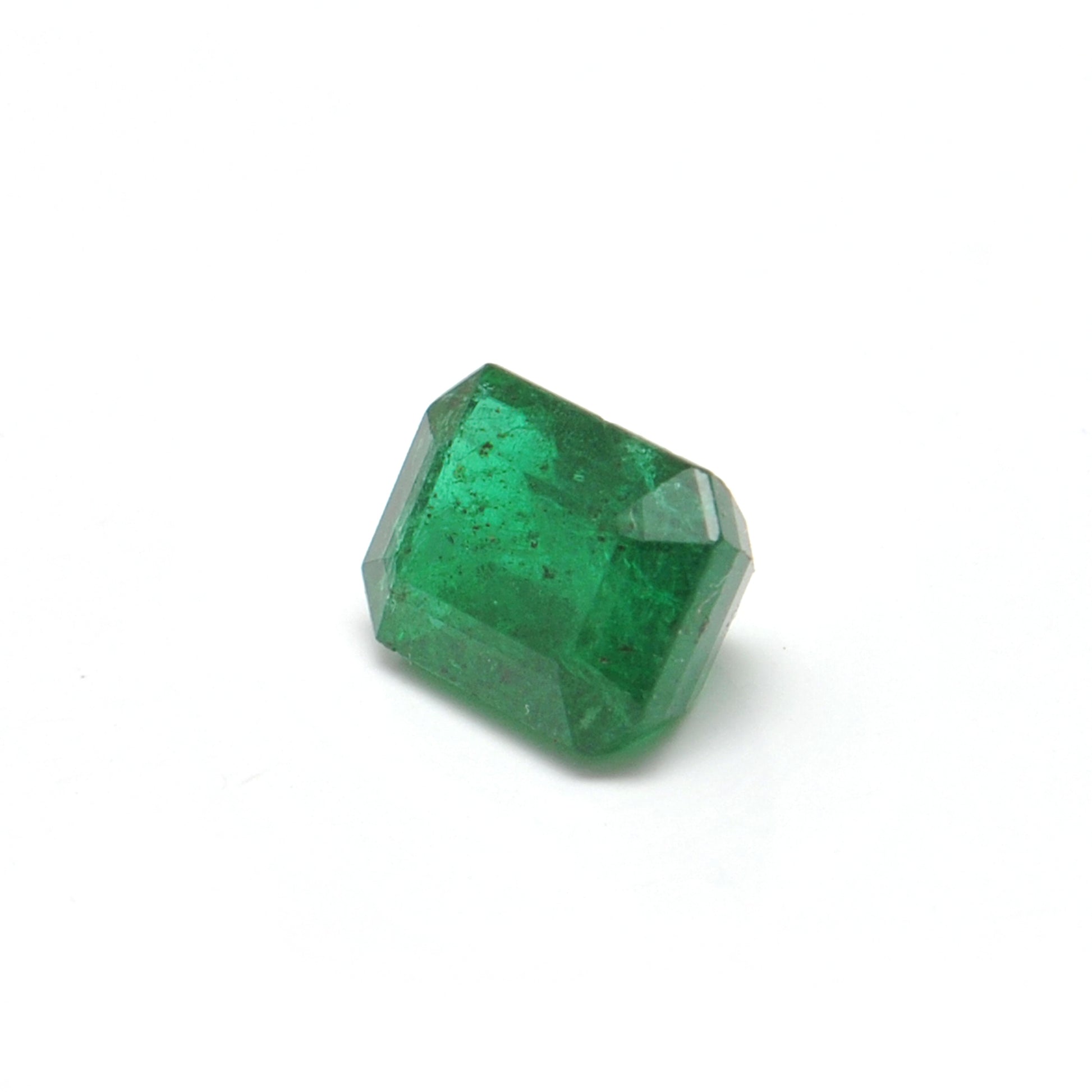 Natural Zambian Emerald Faceted Octagon 2.5 Carat - 6.5x9mm Gemstone - Kanika Creations