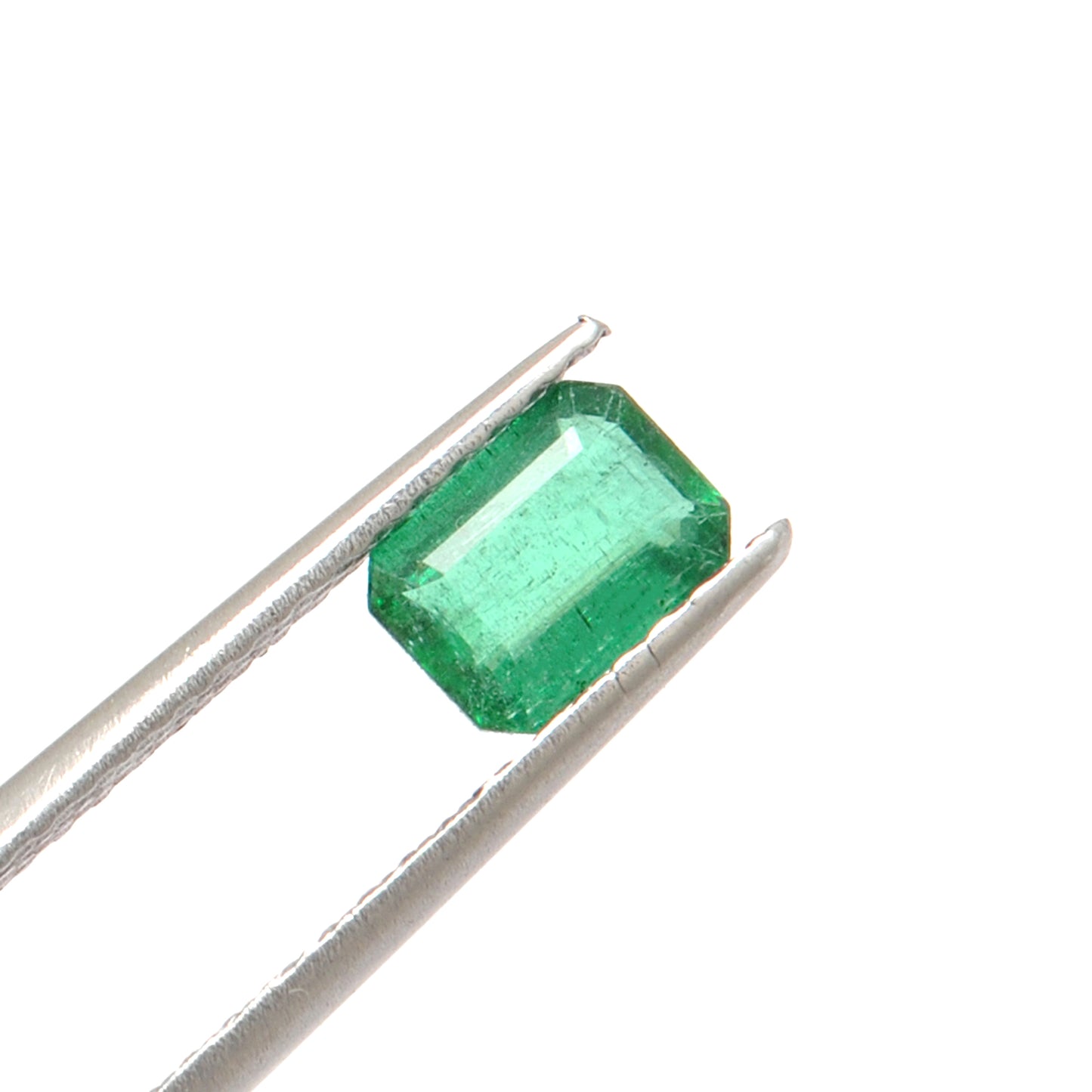Natural Zambian Emerald 1.10 Carat Octagon Faceted Gemstone by Kanika Creations