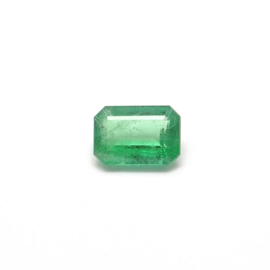 Natural Zambian Emerald Faceted Octagon 1.40 Carat - 5.5x8mm Gemstone - Kanika Creations