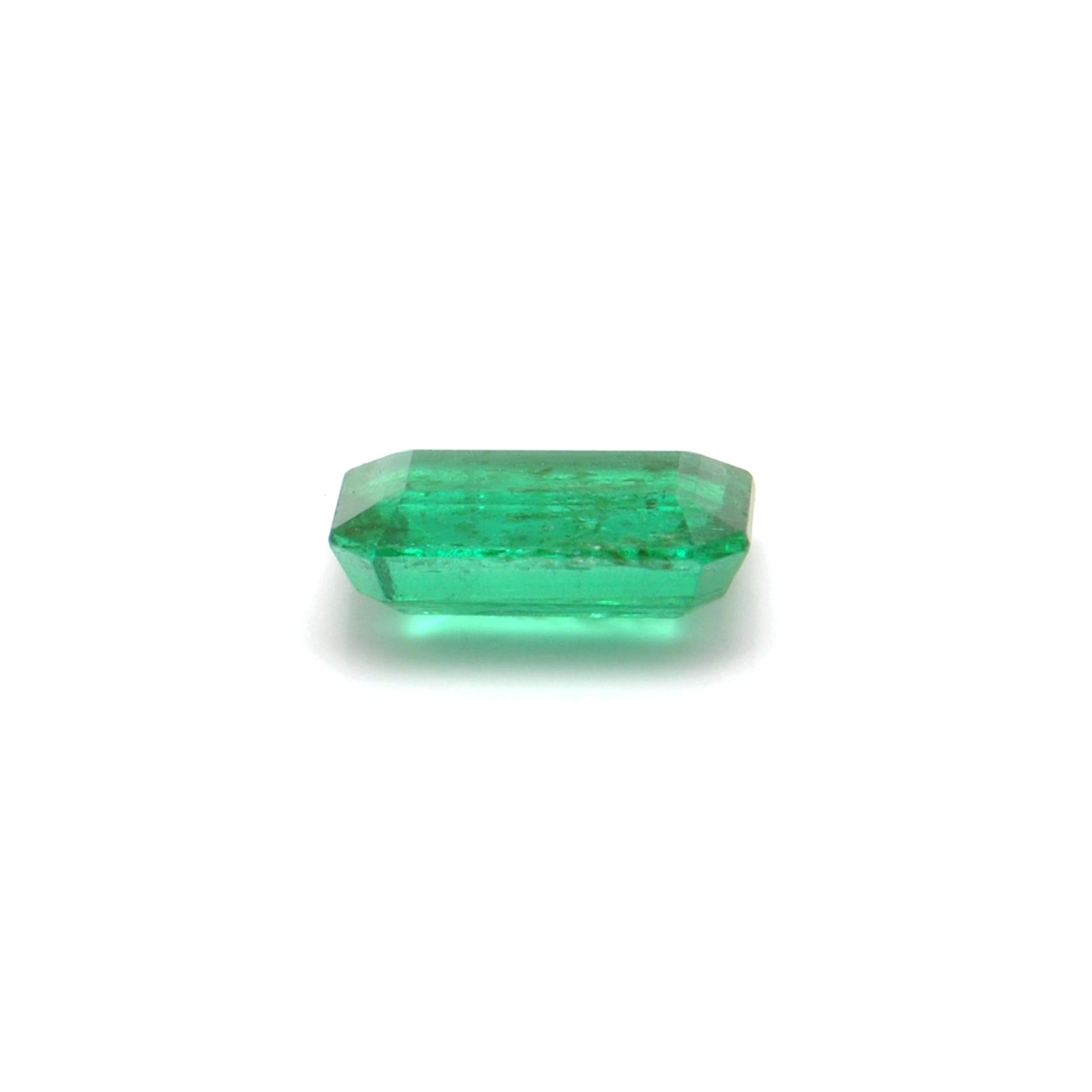 Natural Zambian Emerald Faceted Octagon 1.10 Carat - 8x5mm Gemstone - Kanika Creations