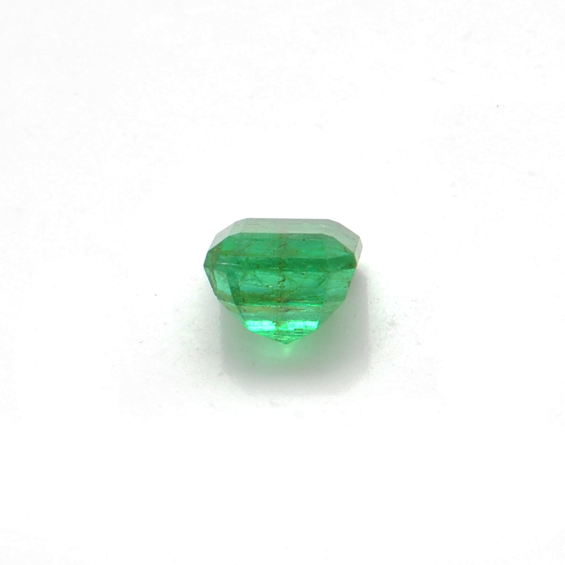 Natural Zambian Emerald Faceted Square 0.70 Carat - 5mm Gemstone - Kanika Creations