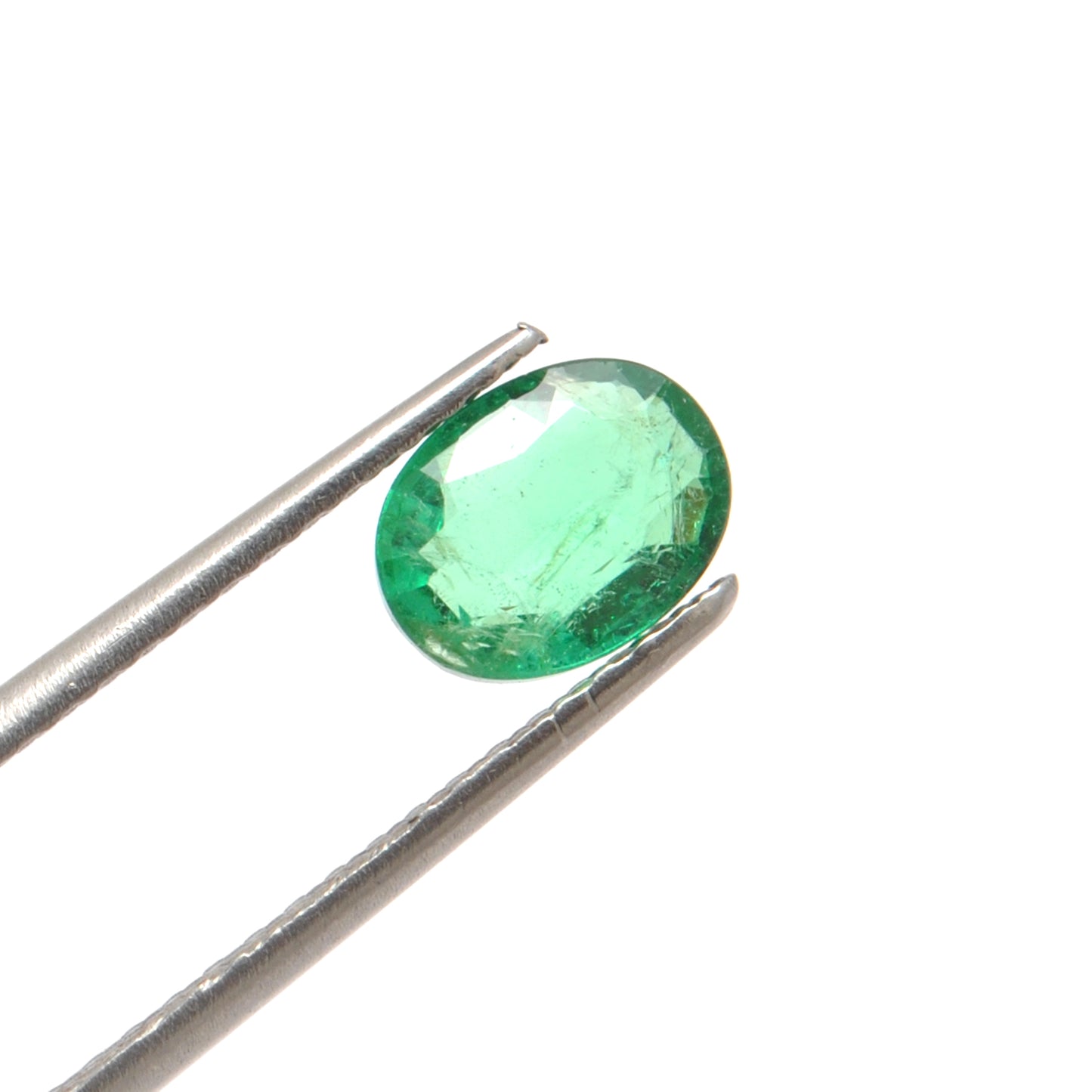 Kanika Creations Natural Zambian Emerald 1.10 Carat Oval 8x6mm