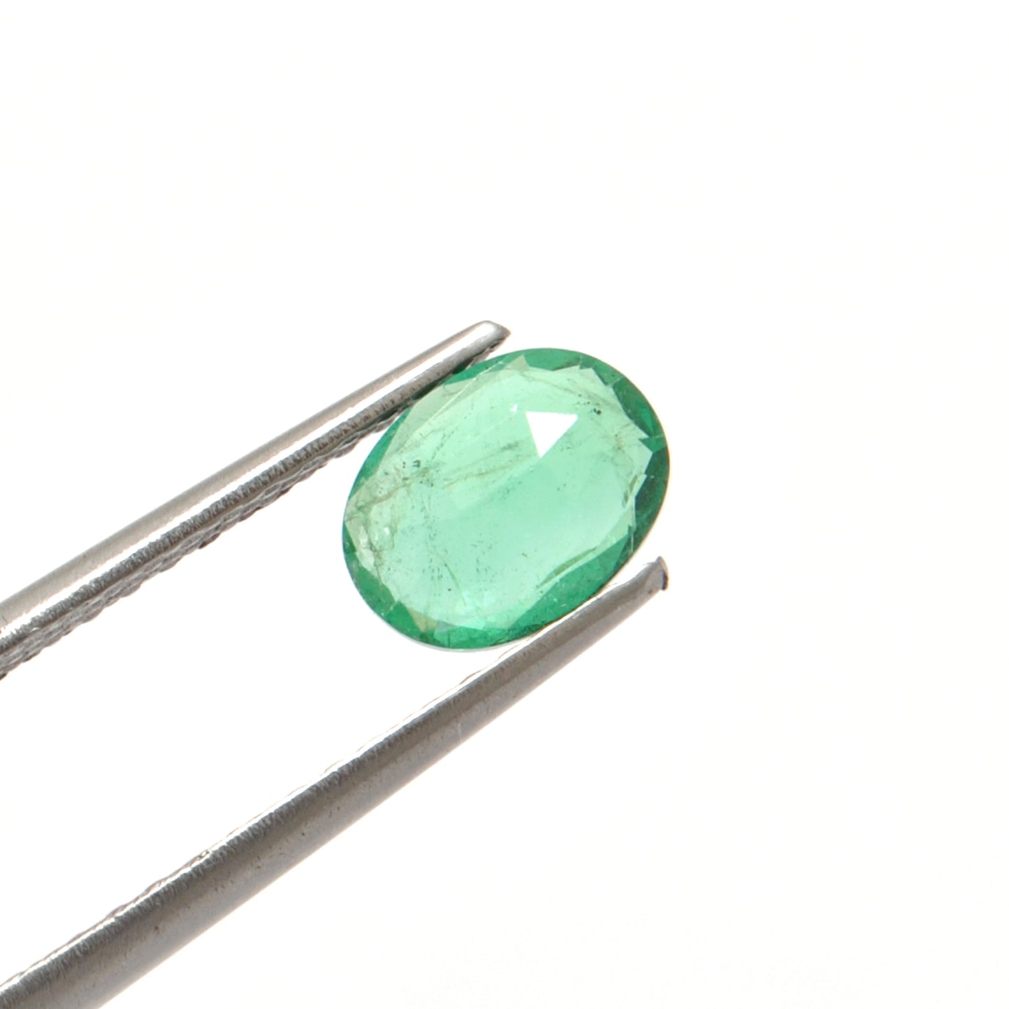 Kanika Creations Natural Zambian Emerald 1.10 Carat Oval 8x6mm