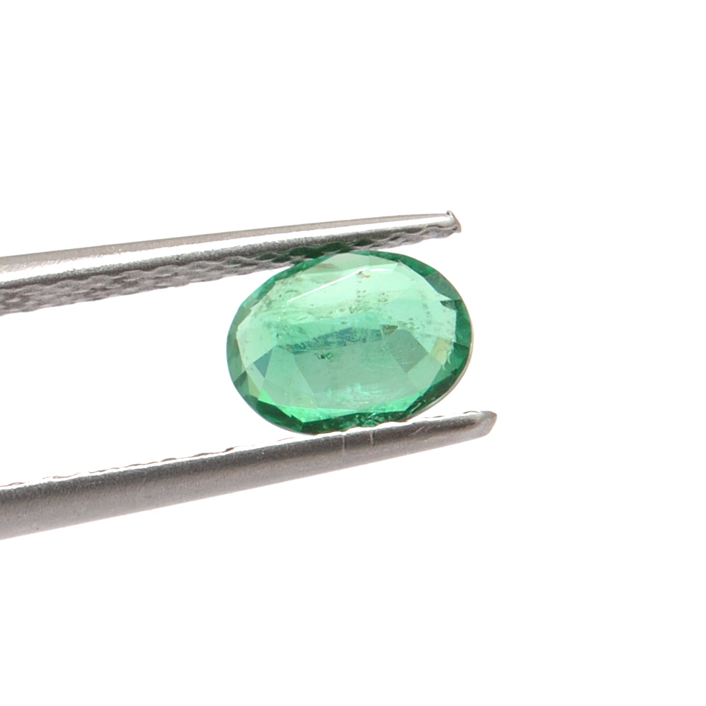 Natural Zambian Emerald Faceted Oval 1.20 Carat 8x6mm Gemstone by Kanika Creations