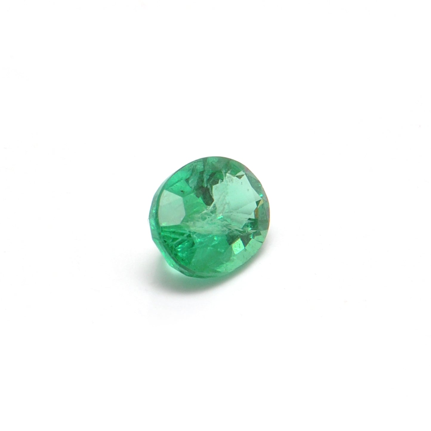 Natural Zambian Emerald Faceted Oval 1.20 Carat 8x6mm Gemstone by Kanika Creations