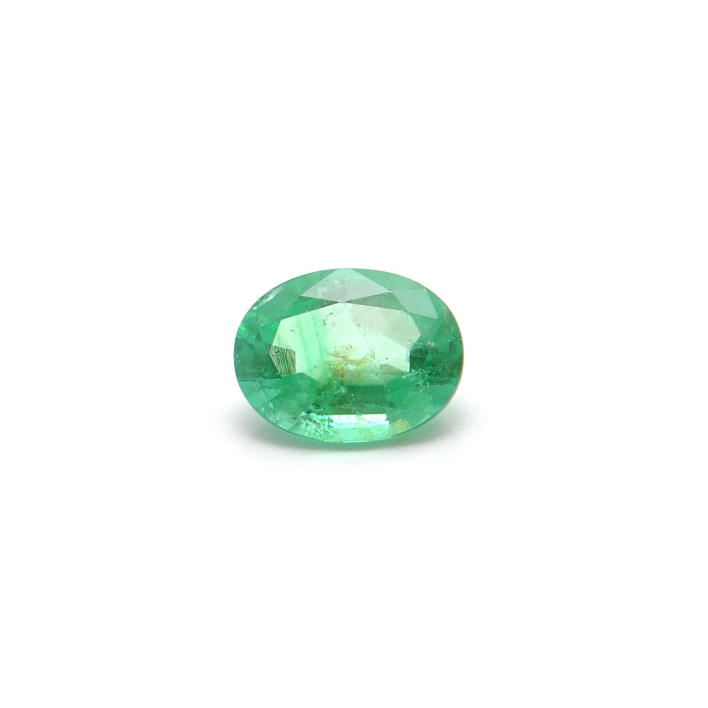 Natural Zambian Emerald Faceted Oval 1.00 Carat - 8x6mm Gemstone - Kanika Creations