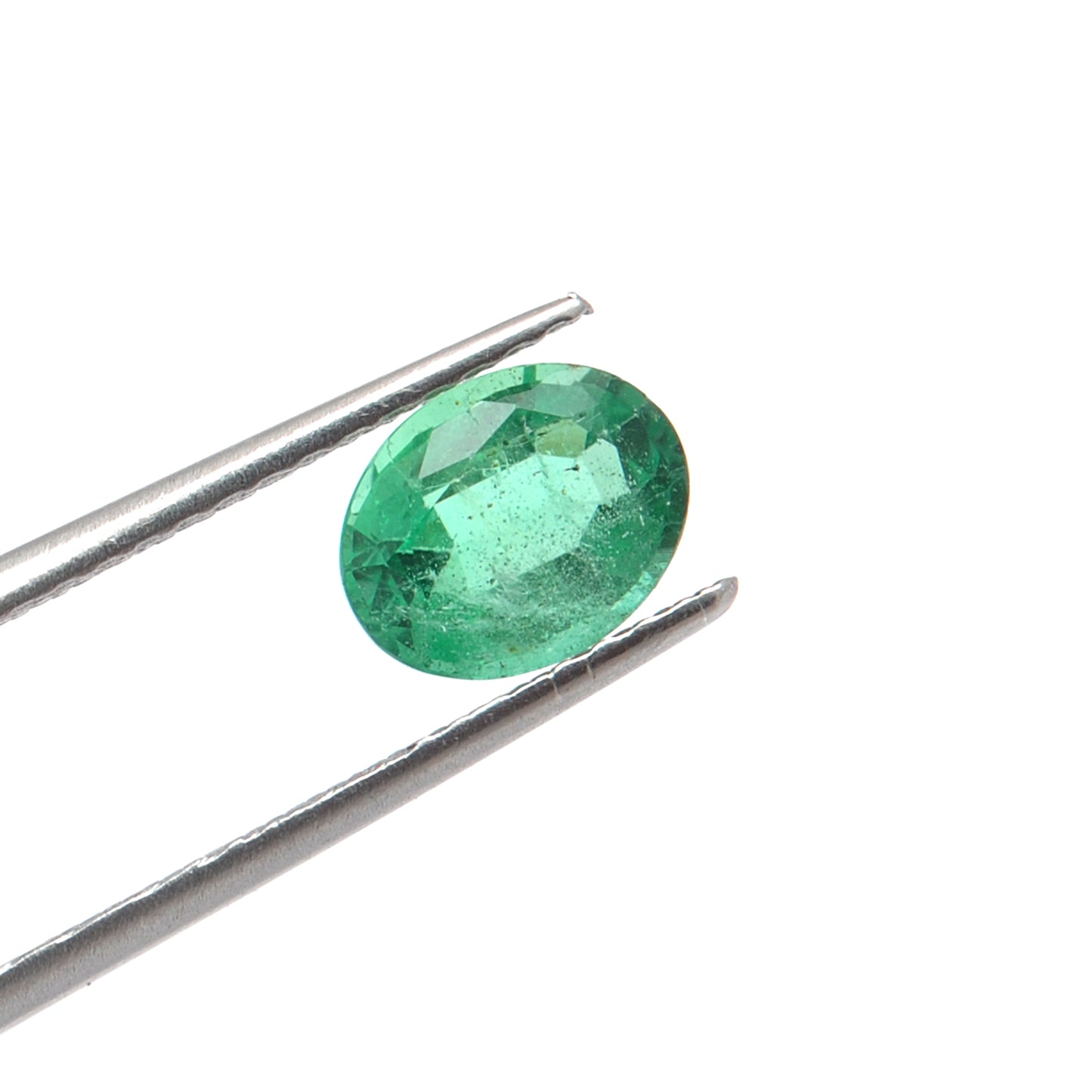 Kanika Creations Natural Zambian Emerald 1.65 Carat Oval 6.5x8.5mm