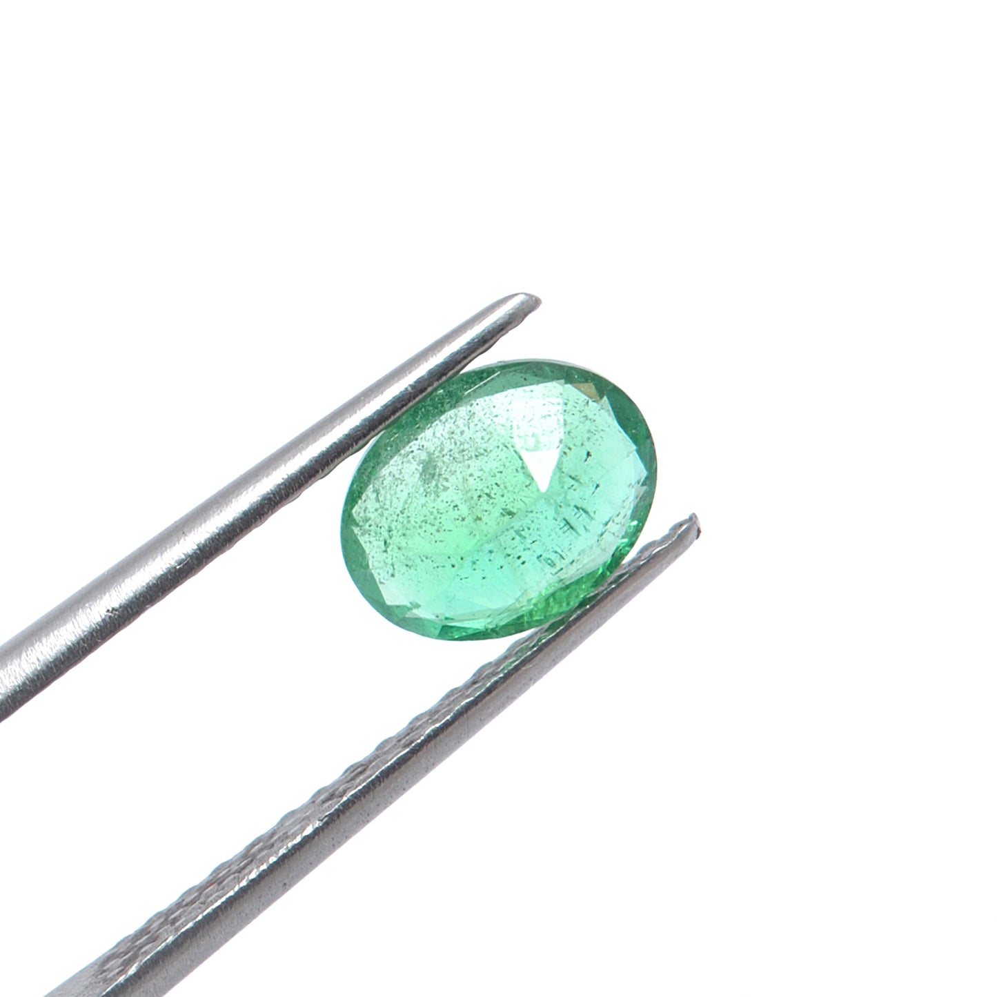 Kanika Creations Natural Zambian Emerald 1.65 Carat Oval 6.5x8.5mm