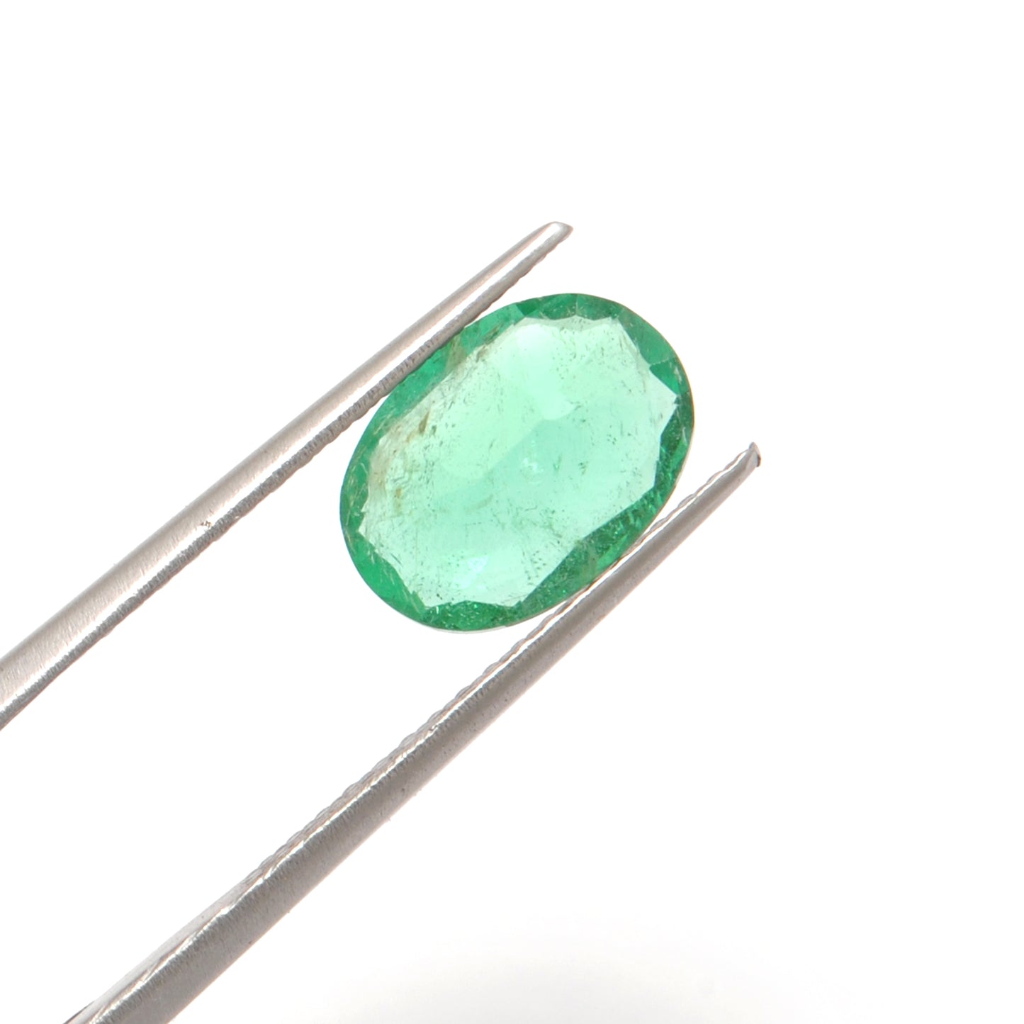 Kanika Creations Natural Zambian Emerald 2.40 Carat Oval 11x8mm