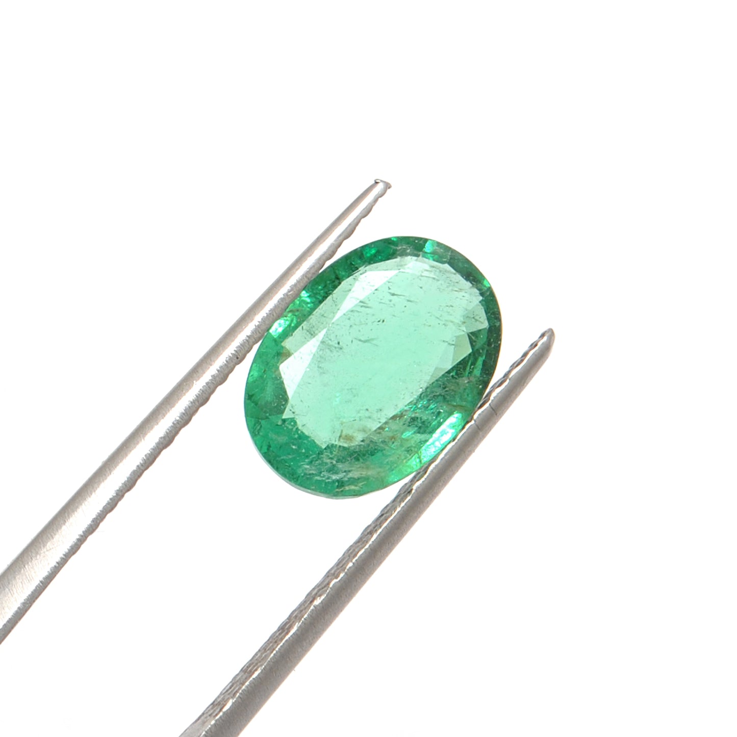 Kanika Creations Natural Zambian Emerald 2.40 Carat Oval 11x8mm