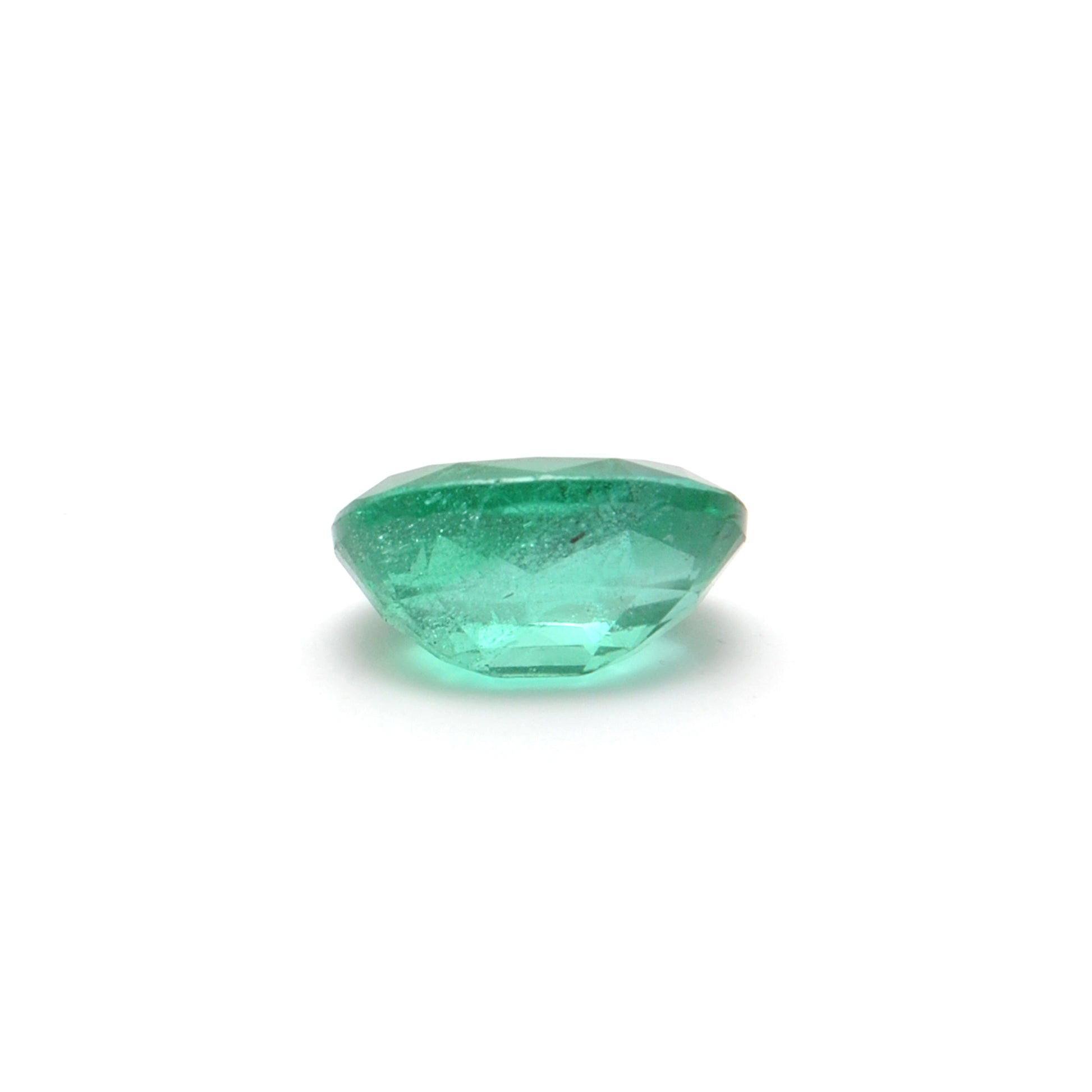 Natural Zambian Emerald Faceted Oval 1.85 Carat - 6.5x9.5mm Gemstone - Kanika Creations