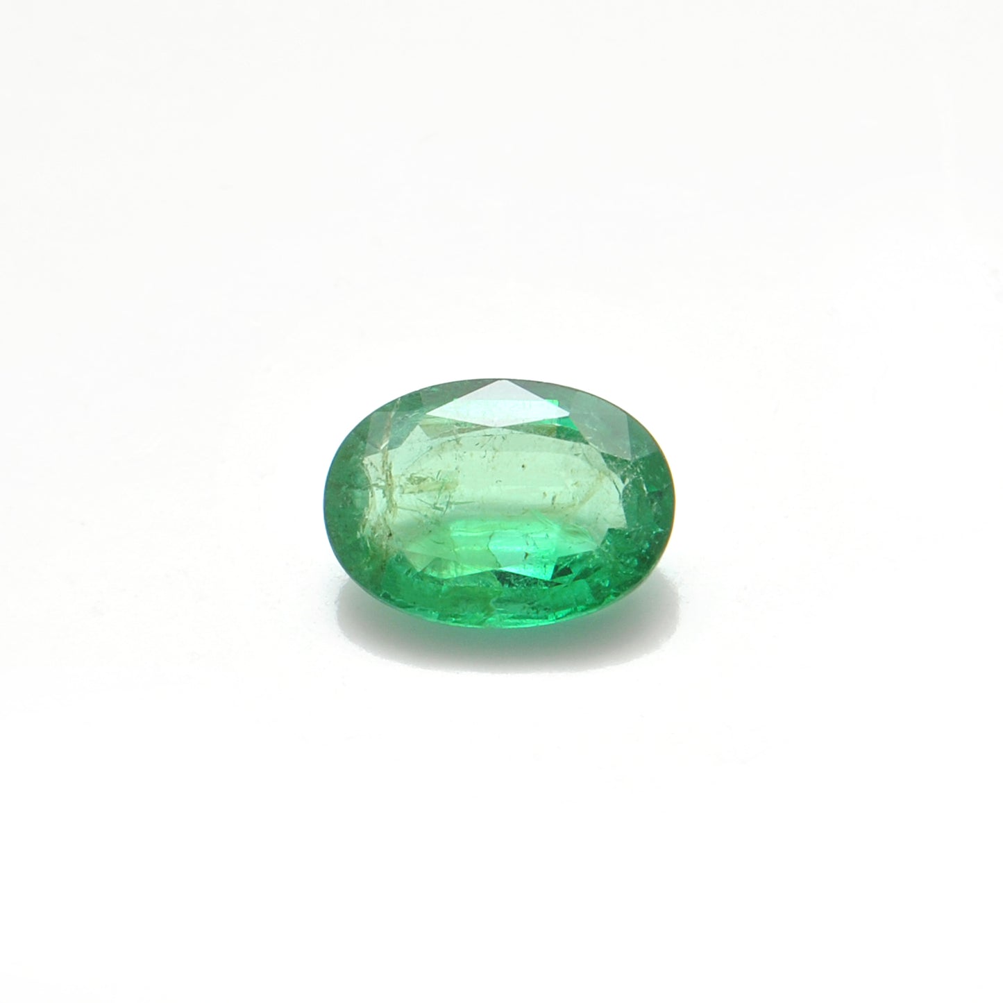Kanika Creations Natural Zambian Emerald 2.10 Carat Oval 7.5x10mm
