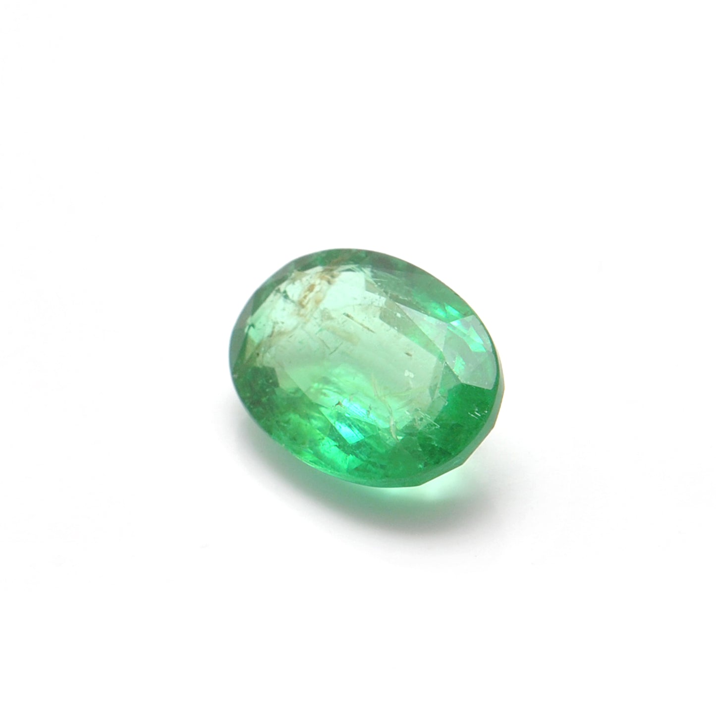 Kanika Creations Natural Zambian Emerald 2.10 Carat Oval 7.5x10mm