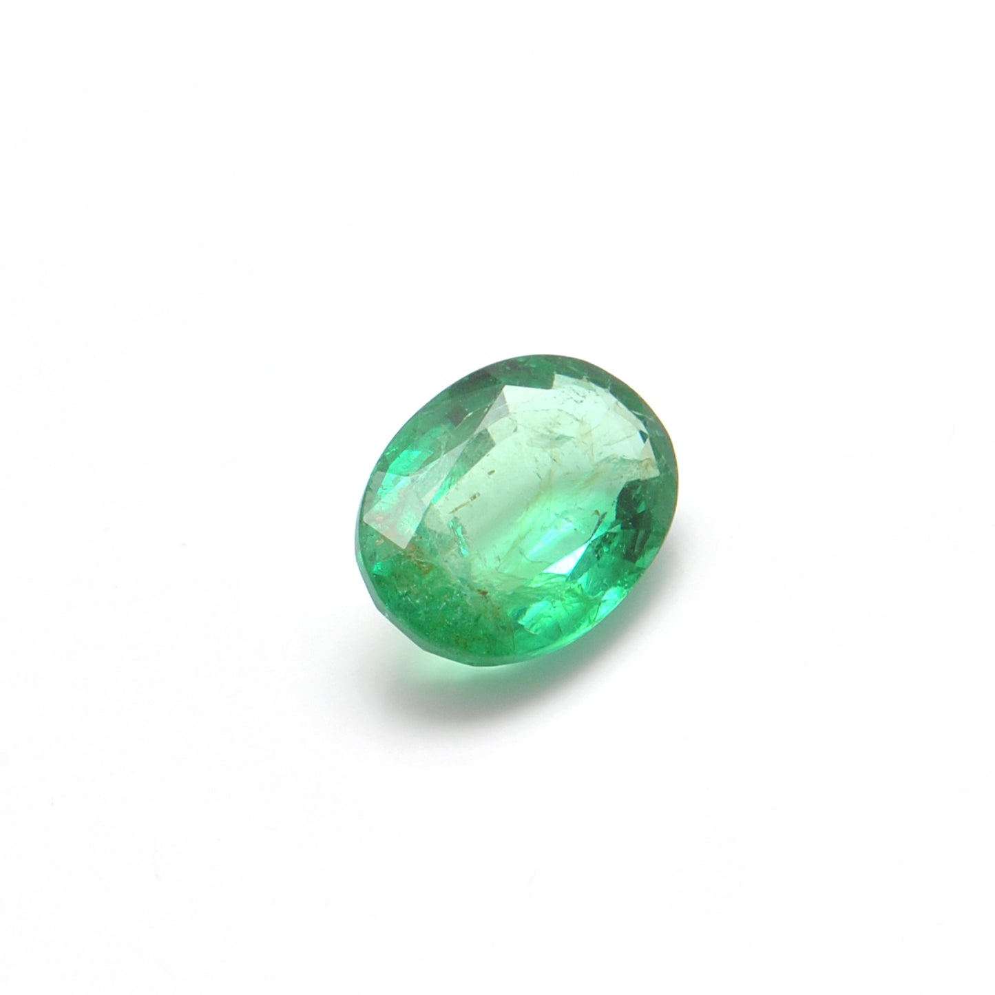 Kanika Creations Natural Zambian Emerald 2.10 Carat Oval 7.5x10mm