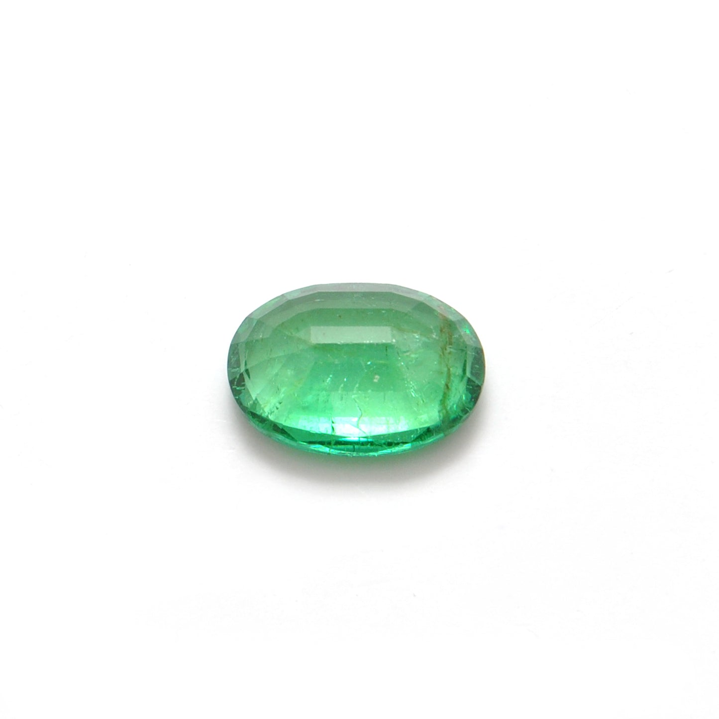 Kanika Creations Natural Zambian Emerald 2.10 Carat Oval 7.5x10mm