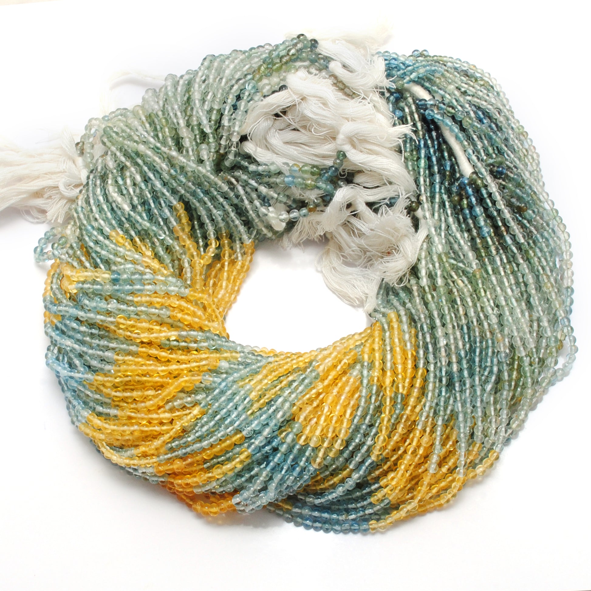 Multi Aquamarine Beads 3-3.5mm, 15-Inch Strand – Kanika Creations - Kanika Creations