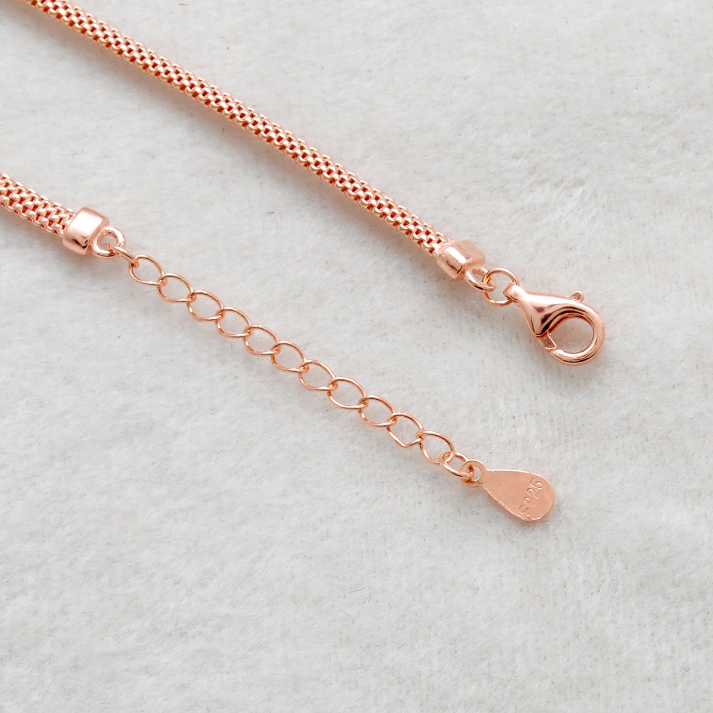 Dainty Butterfly Bracelet – 925 Sterling Silver, Rose Gold Plated, Gift for Her - Kanika Creations