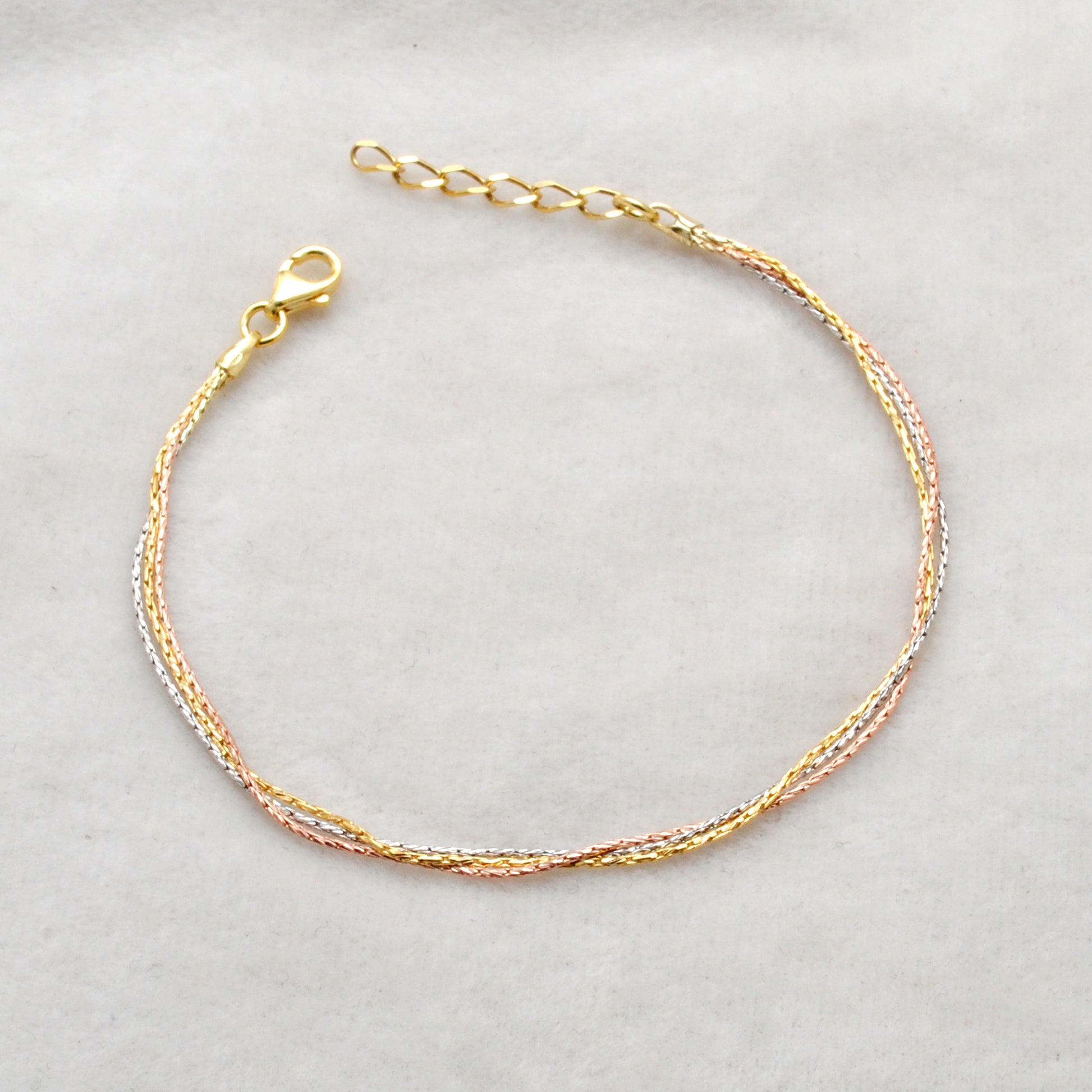 925 Sterling Silver Chic Chain Bracelet – 8 inch – Dainty Birthday Gift - Kanika Creations