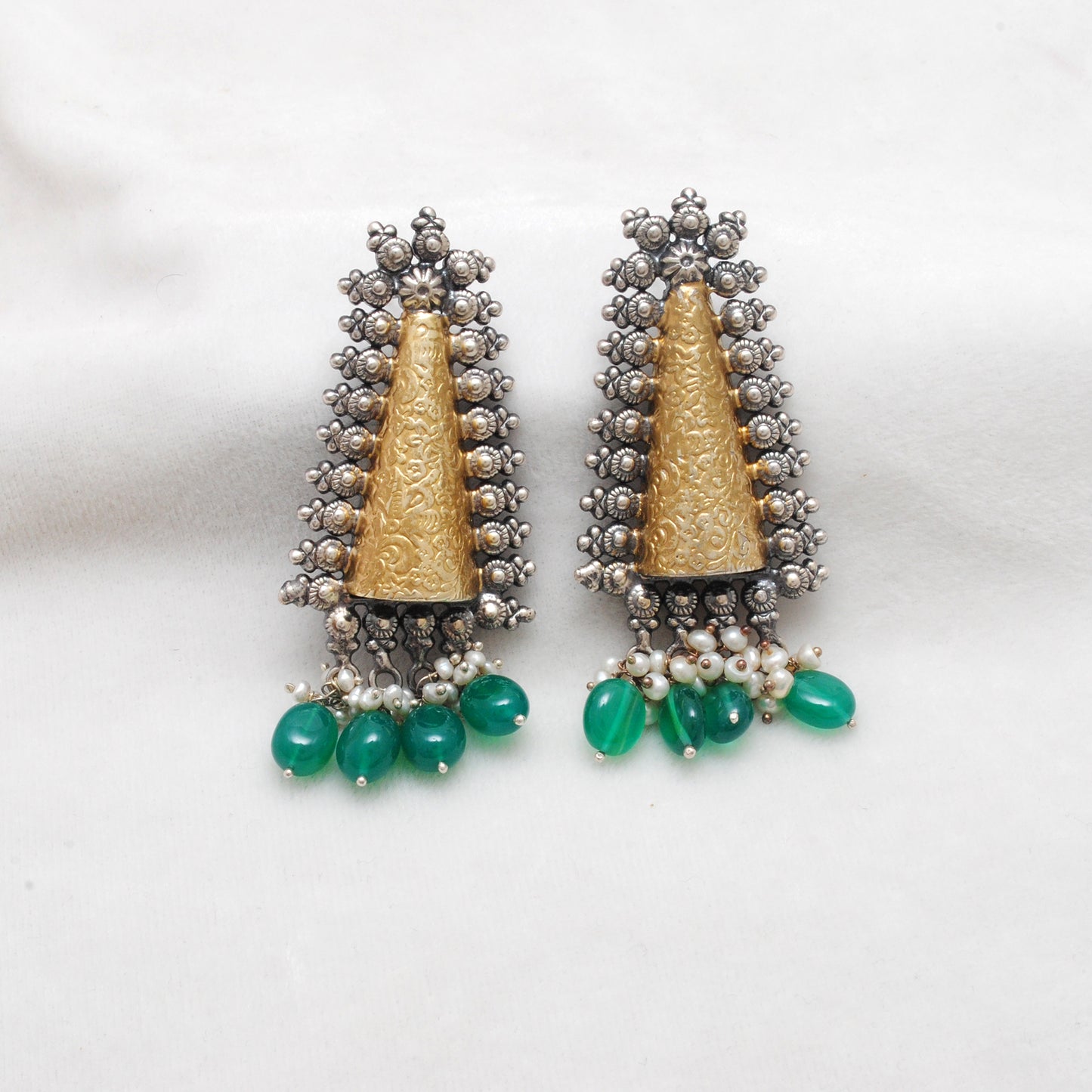 925 Sterling Silver Antique Dangle Earrings – Perfect Gift for Her - Kanika Creations