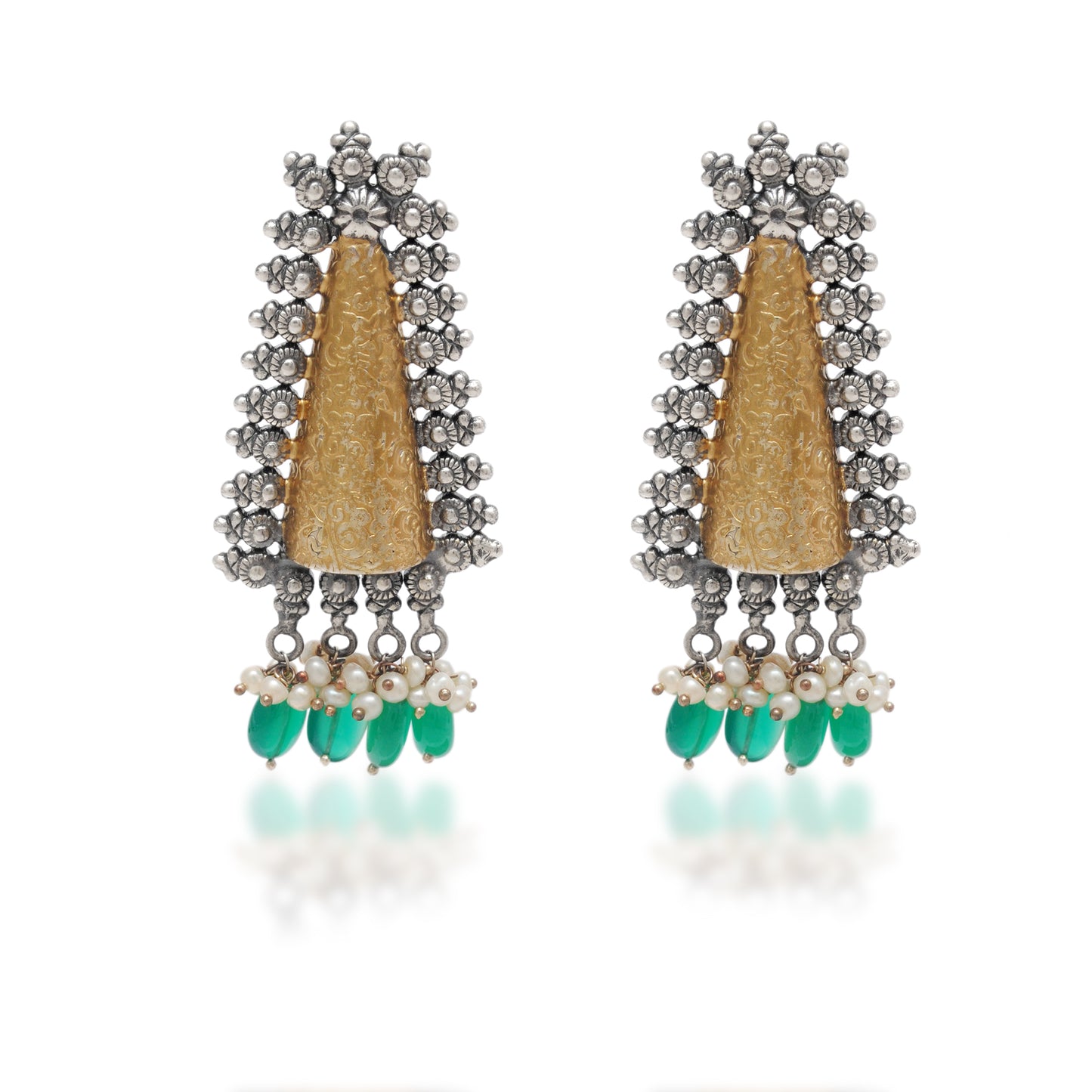 925 Sterling Silver Antique Dangle Earrings – Perfect Gift for Her - Kanika Creations