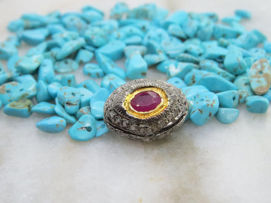 18k Solid Yellow Gold Round Spacer Ball Beads - Kanika Creations