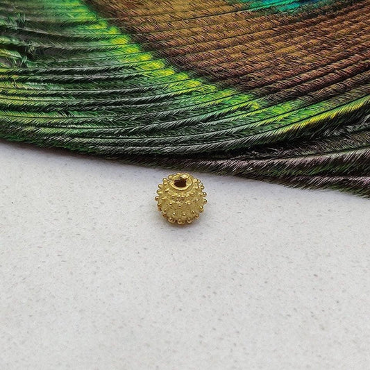 18K Yellow Gold Spacer Beads 4mm - Kanika Creations