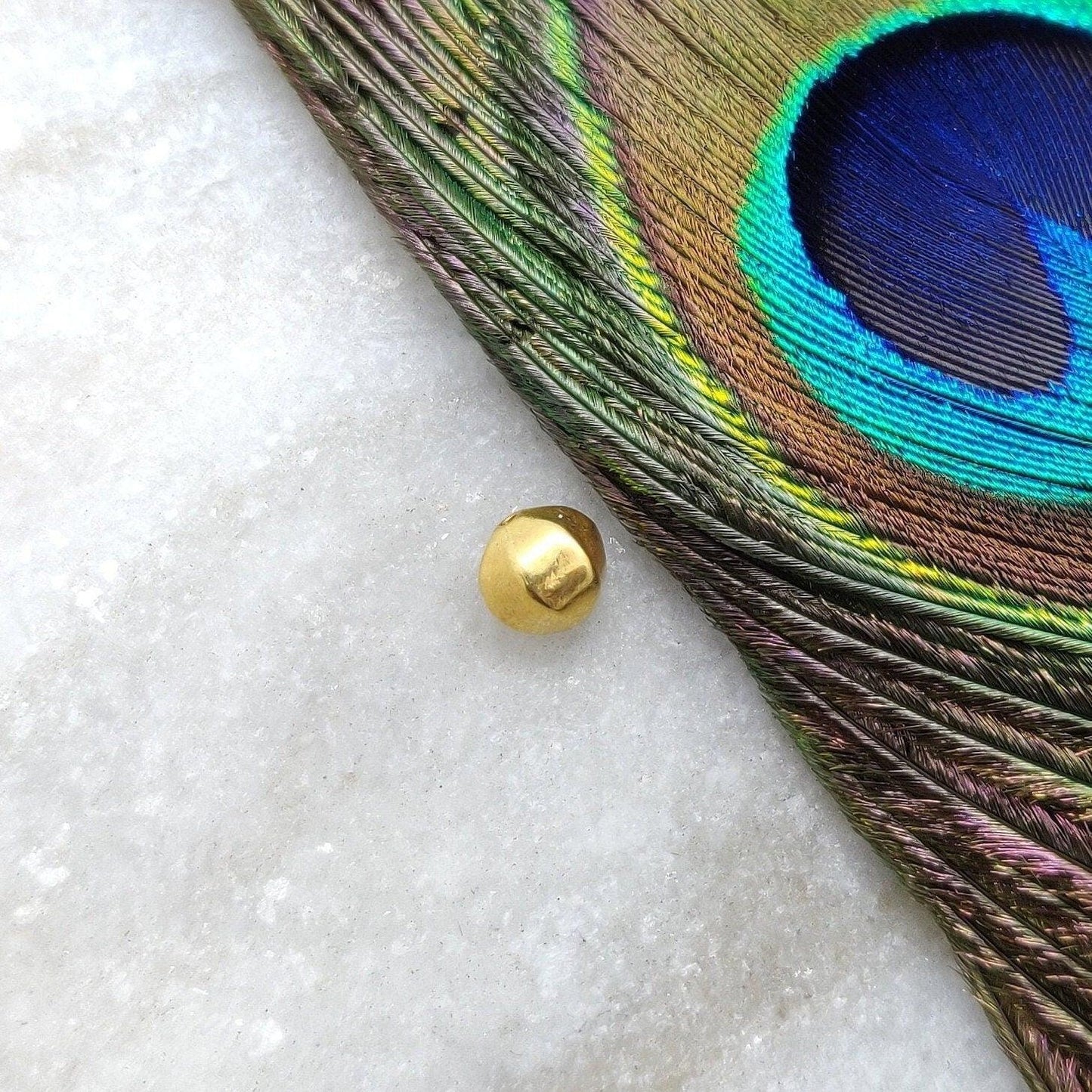 18k Gold Plain Faceted Spacer Beads DIY Craft Supplies 6mm - Kanika Creations